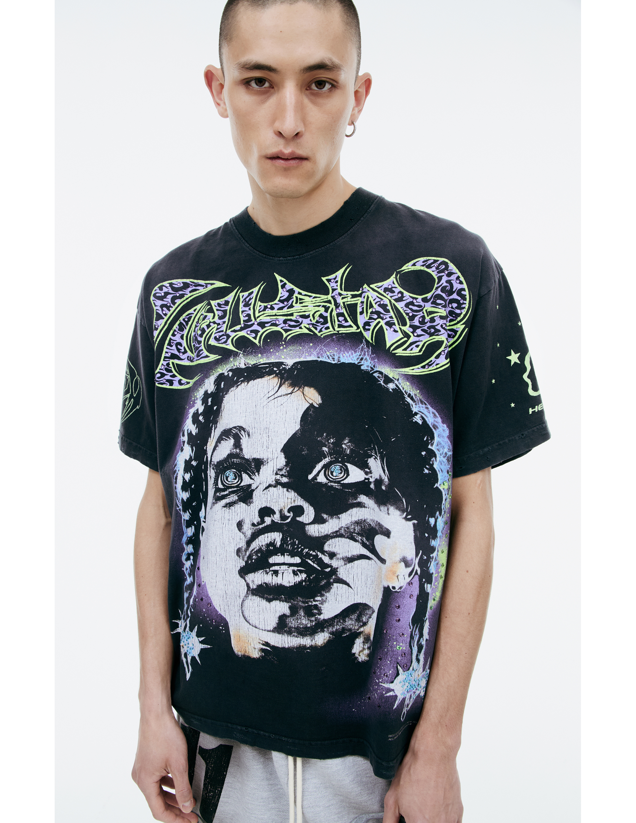 Hellstar Black Print T-shirt