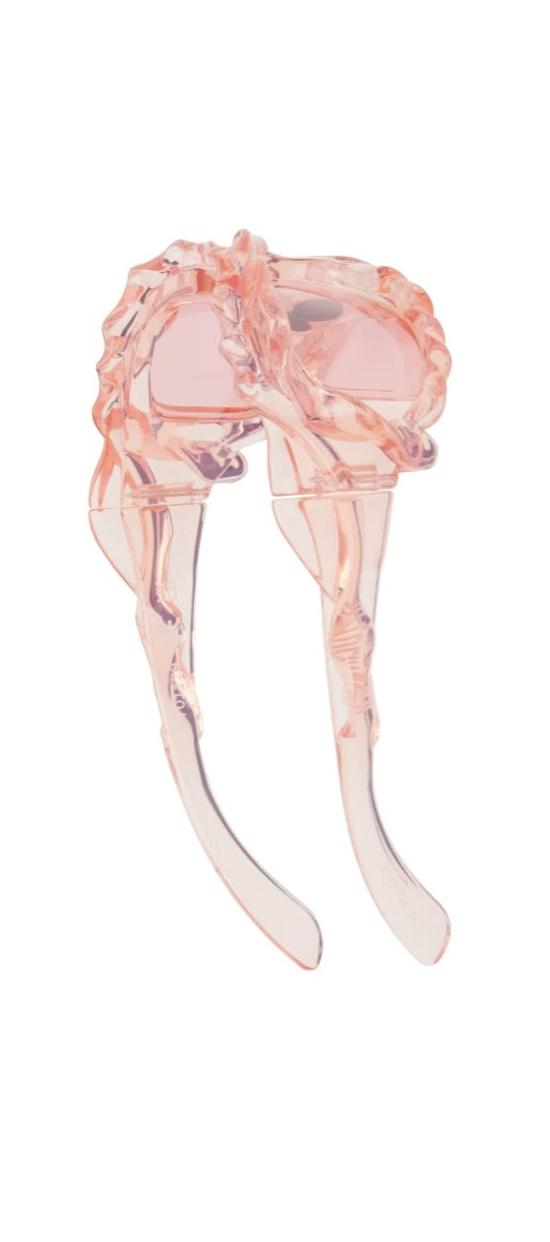 Ottolinger Twisted Sunglasses In Pink