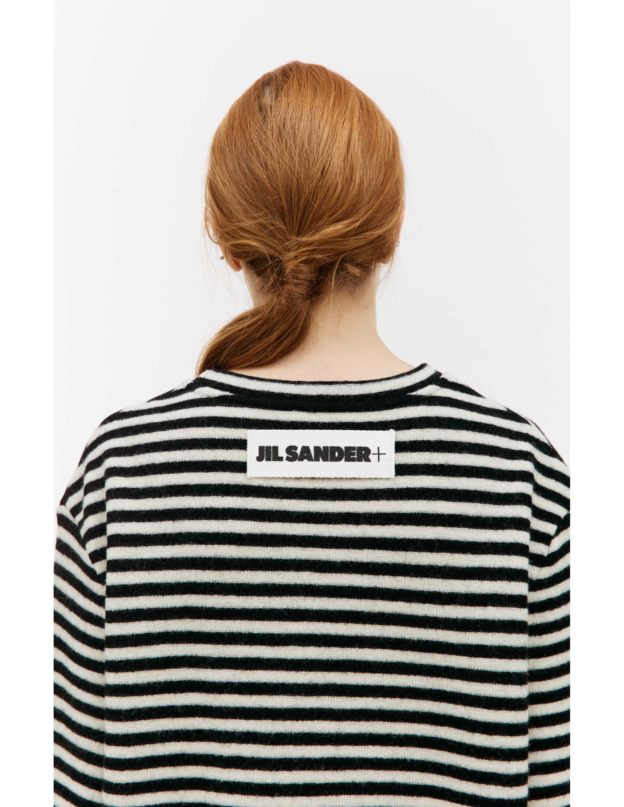 Shop Jil Sander Multistripe Wool Sweater In Multicolor