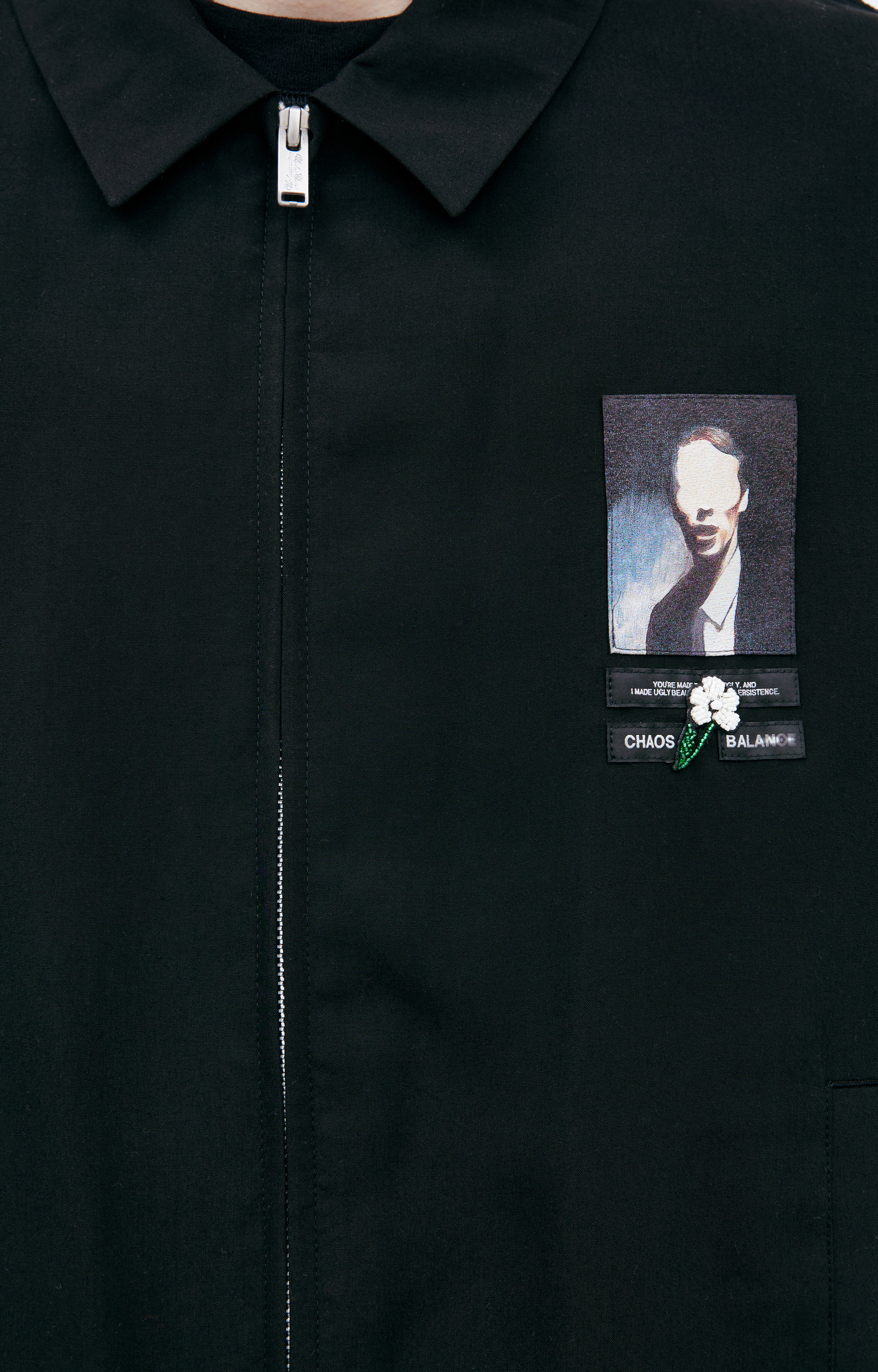 Buy Undercover men black zippered jacket for $945 online on
