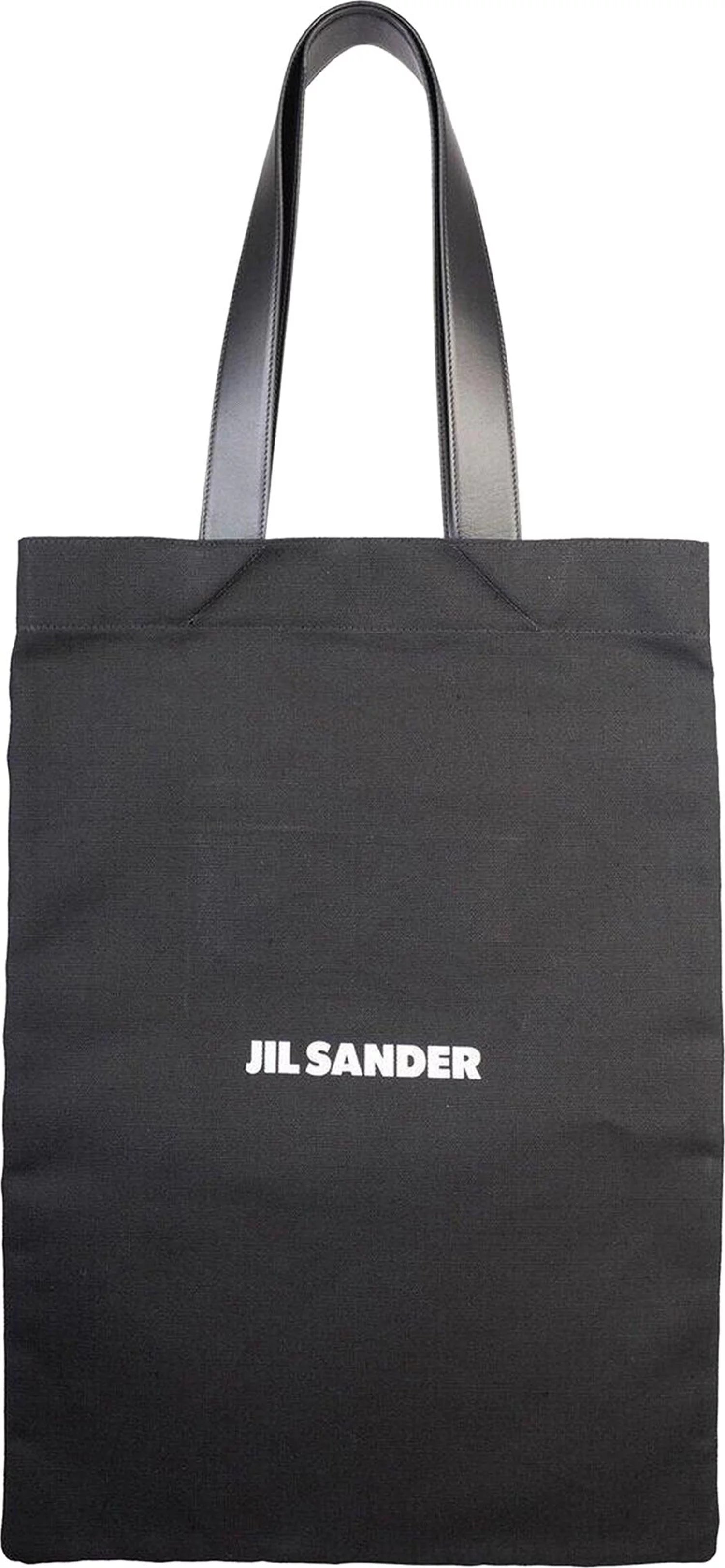 トートバッグ Jil Sander FW23 LARGE BOOK TOTE (J07WC0007.P4863 001 BLACK) Jil Sander FW23 LARGE BOOK TOTE (J07WC0007.P4863 001 BLACK