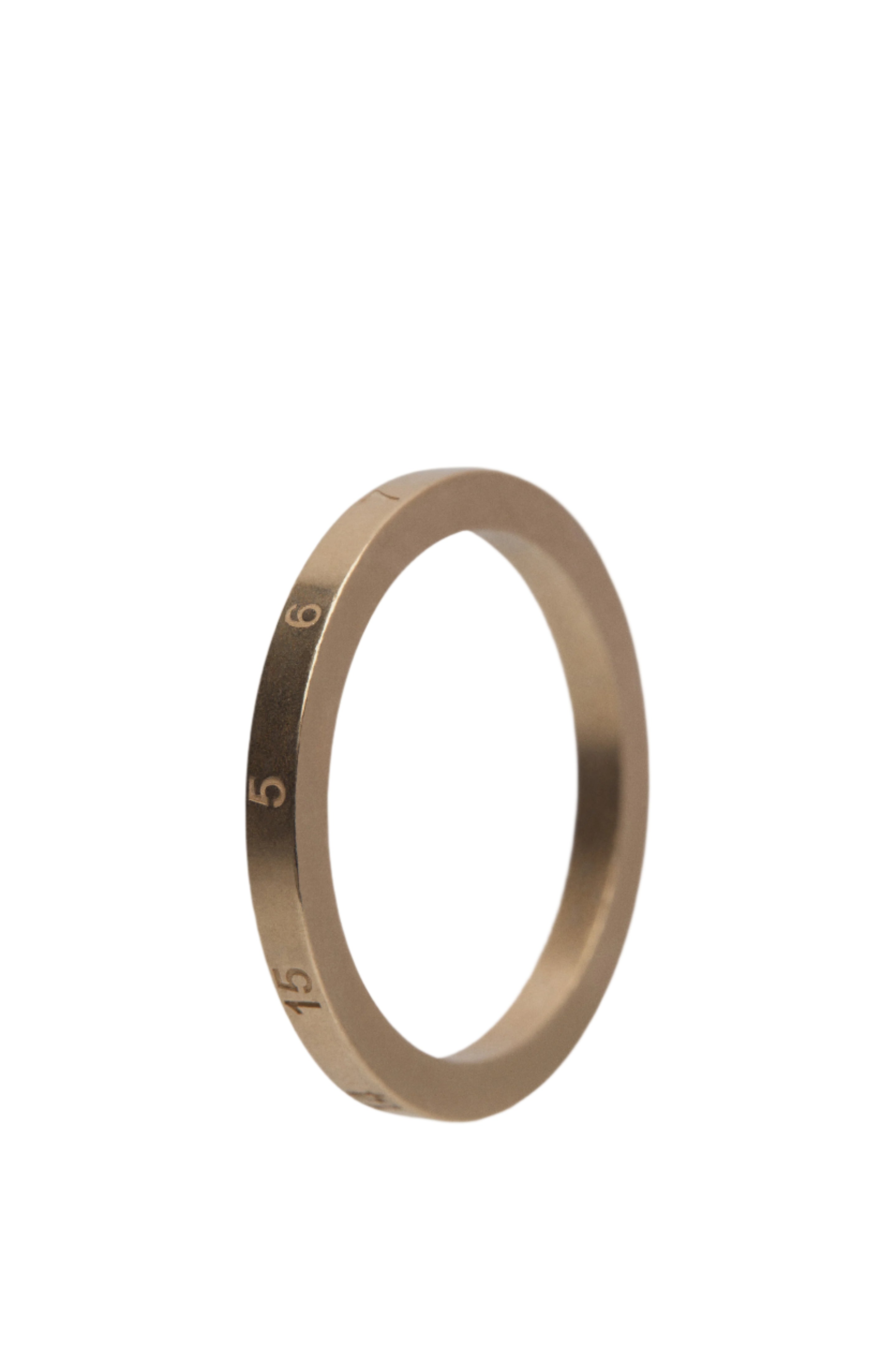Buy Maison Margiela women numerical ring 2mm for $355 online on