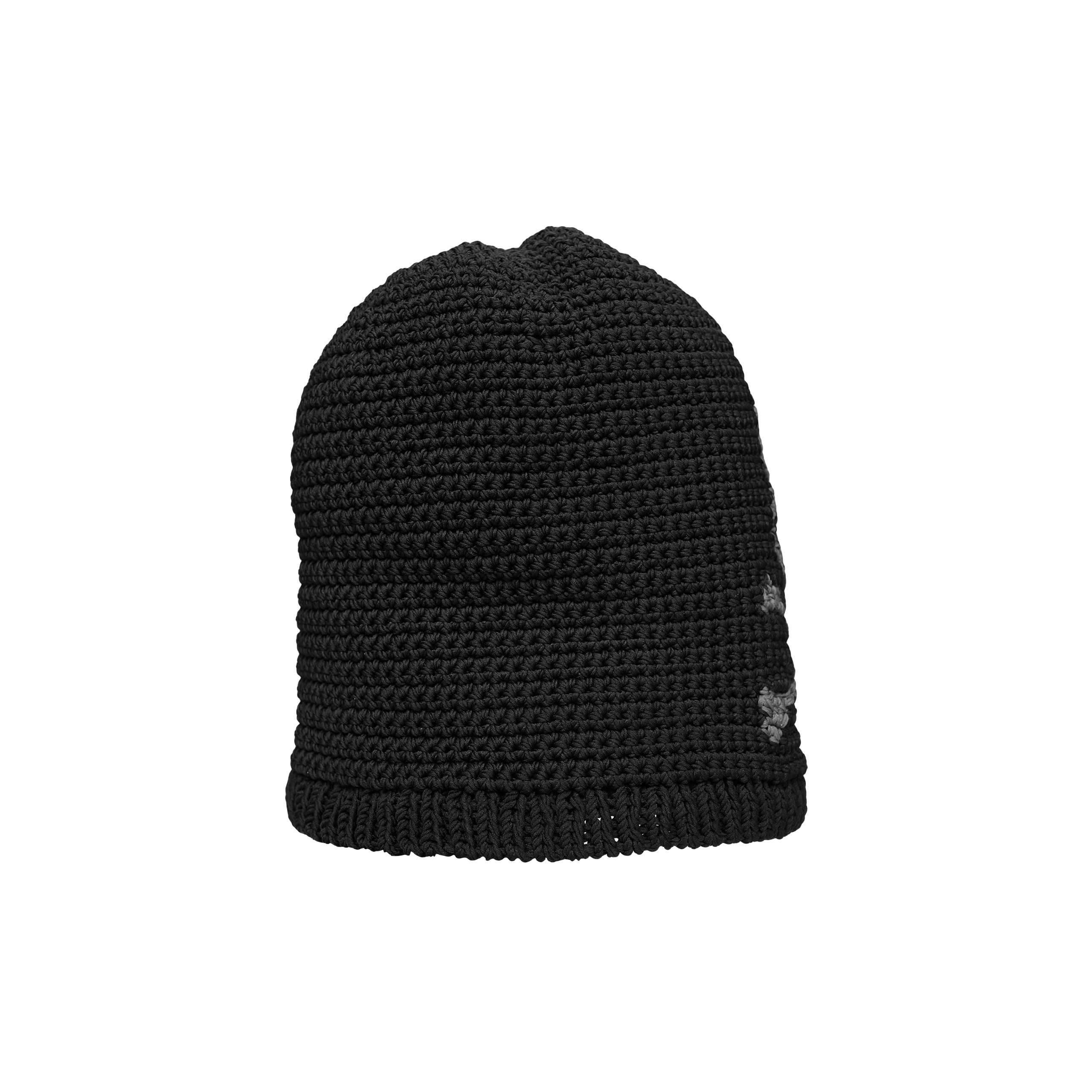 Shop Mastermind Japan Knitted Hat With Logo In Black