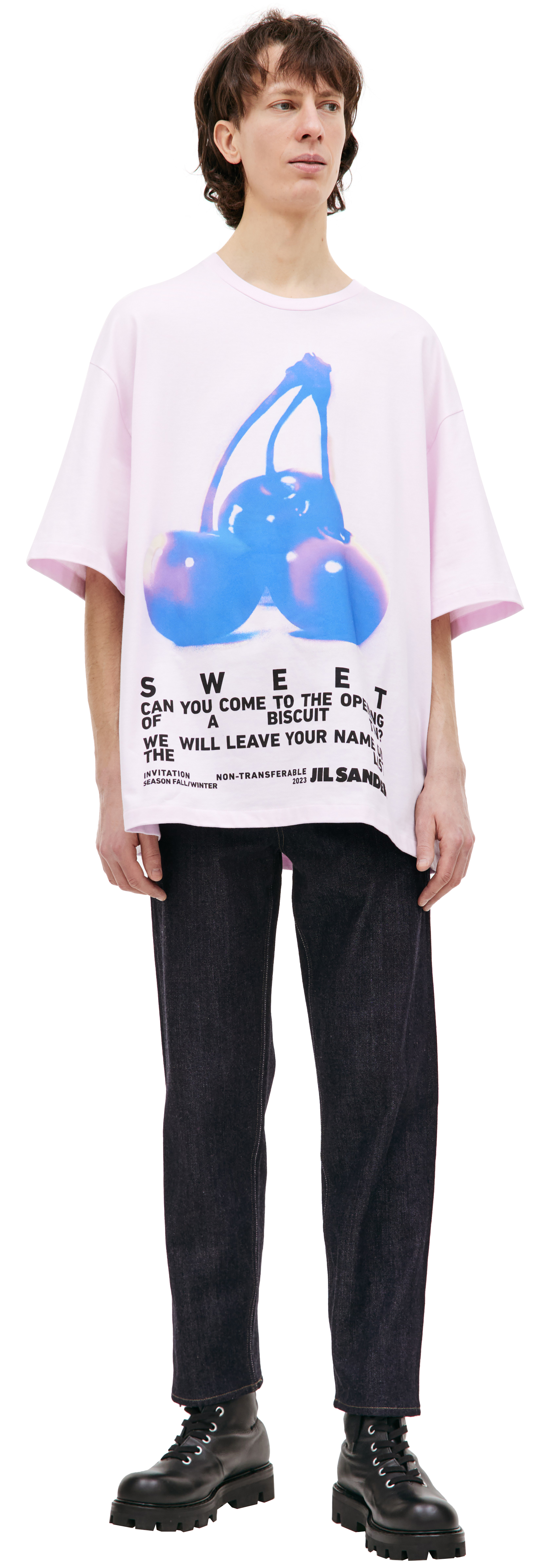 Tシャツ・カットソー JIL SANDER Women Tunic Tops J03NH0021J20152257 PINK J22FV0111JTN325_668-4_be012c71