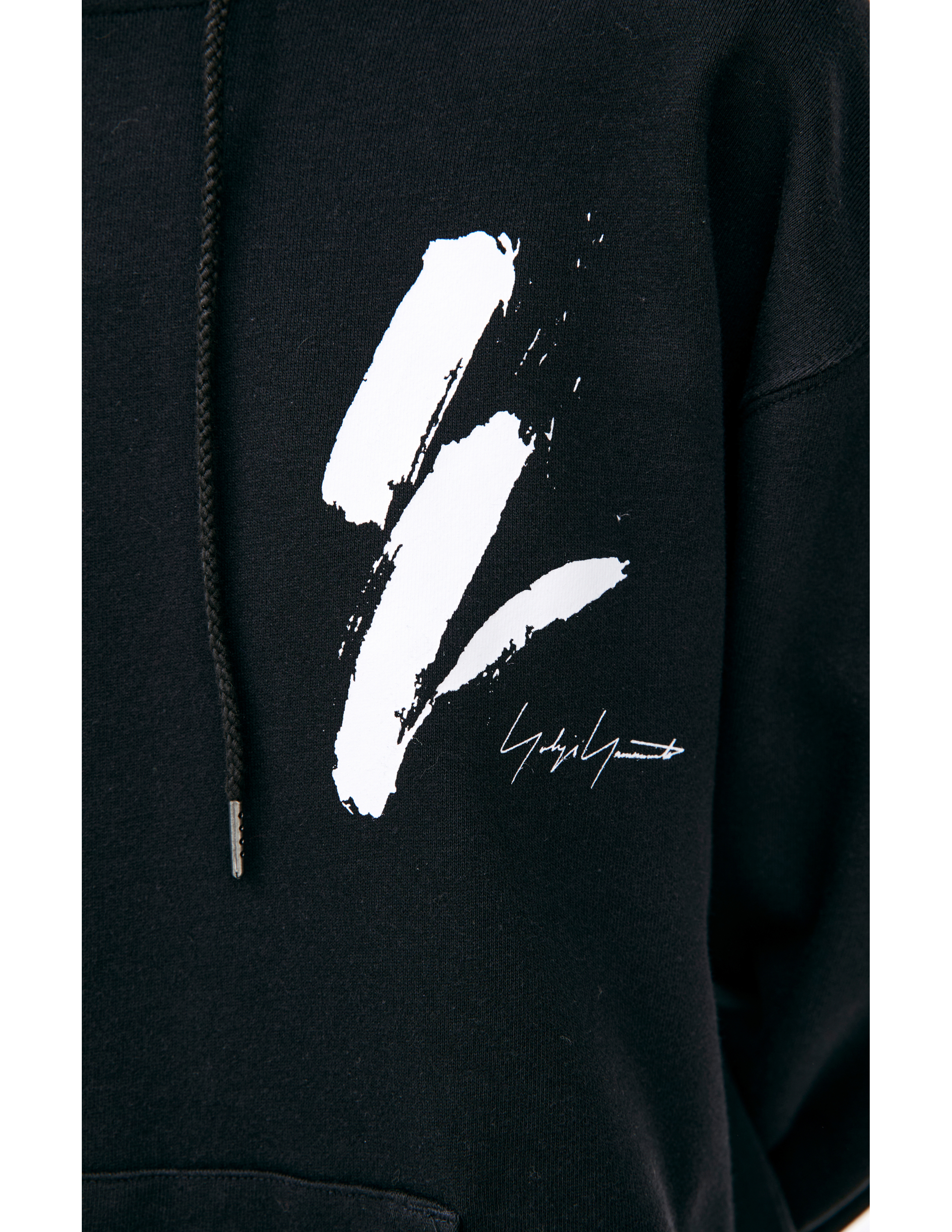Shop Yohji Yamamoto X New Era Logo Hoodie In Black