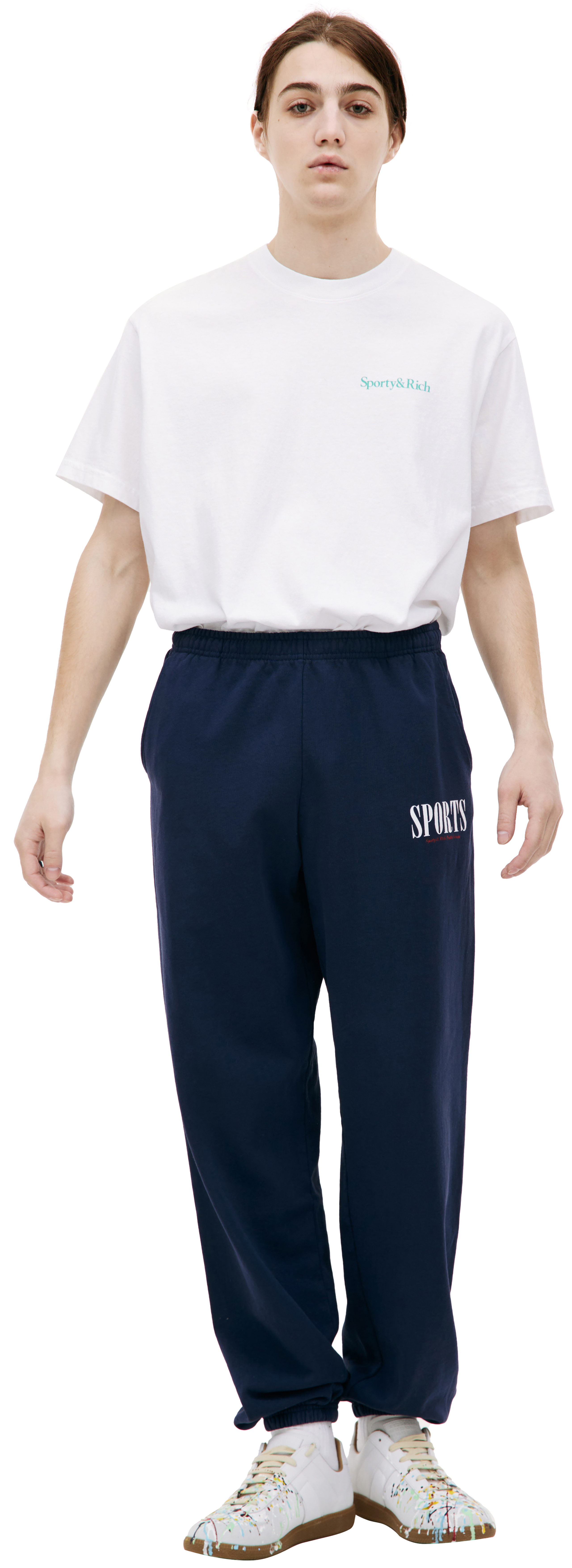 ボトムスその他 Sporty & Rich Sports Sweatpants Navy SWAW238NA SWAW238NAFW23 SRSPORTTRACKSPANTSNAVY-1.jpg?v