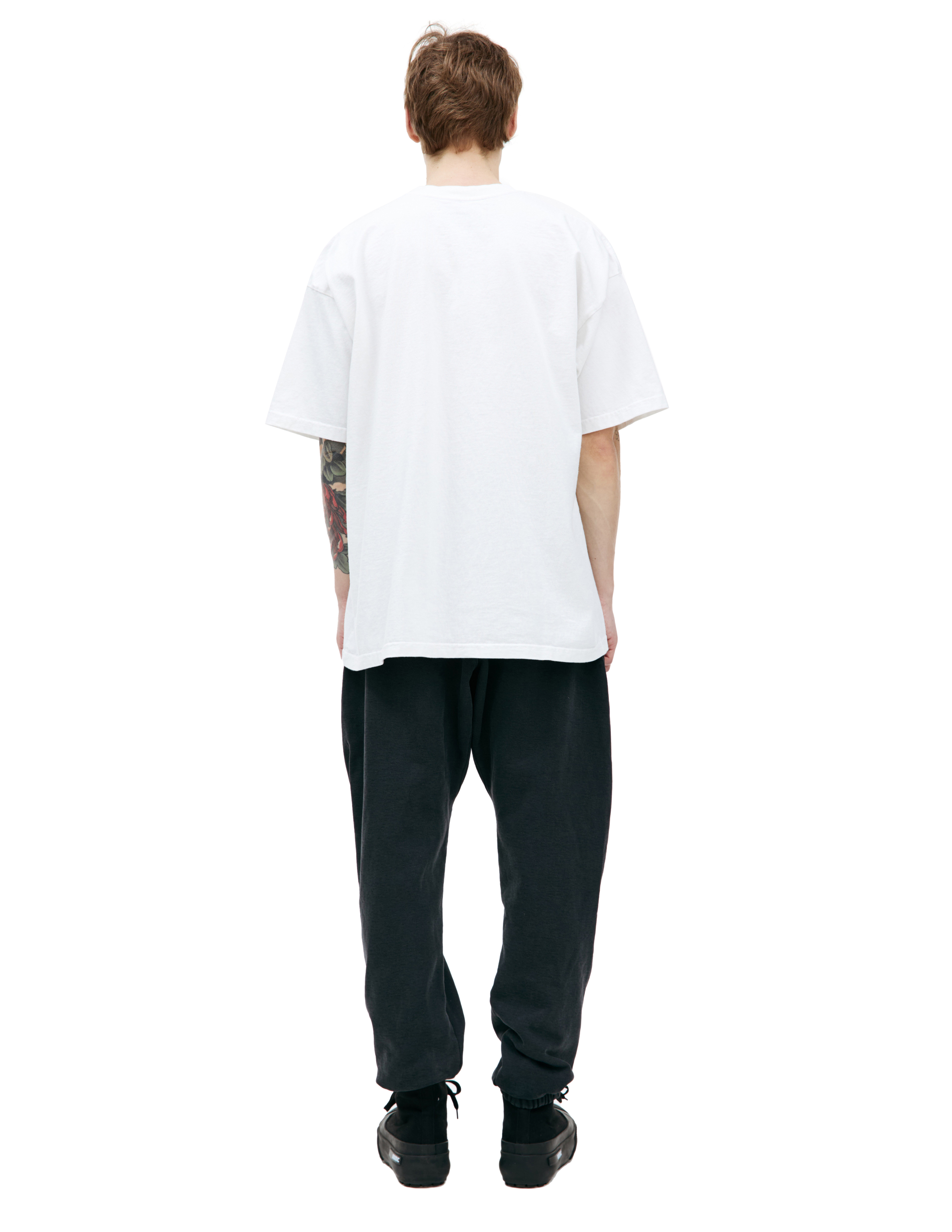 Shop Satoshi Nakamoto Lost Printed T-shirt In White
