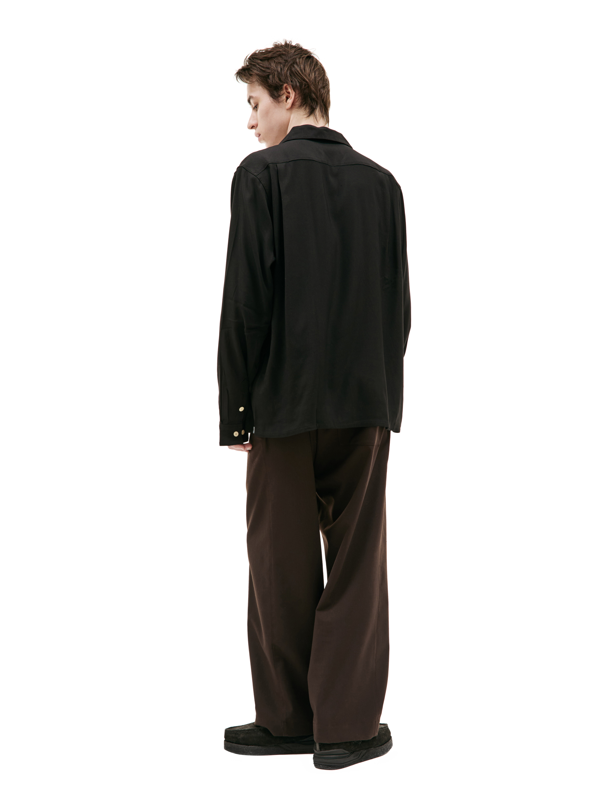 Buy visvim women black keesey g.s. shirt for $1,055 online on SV77