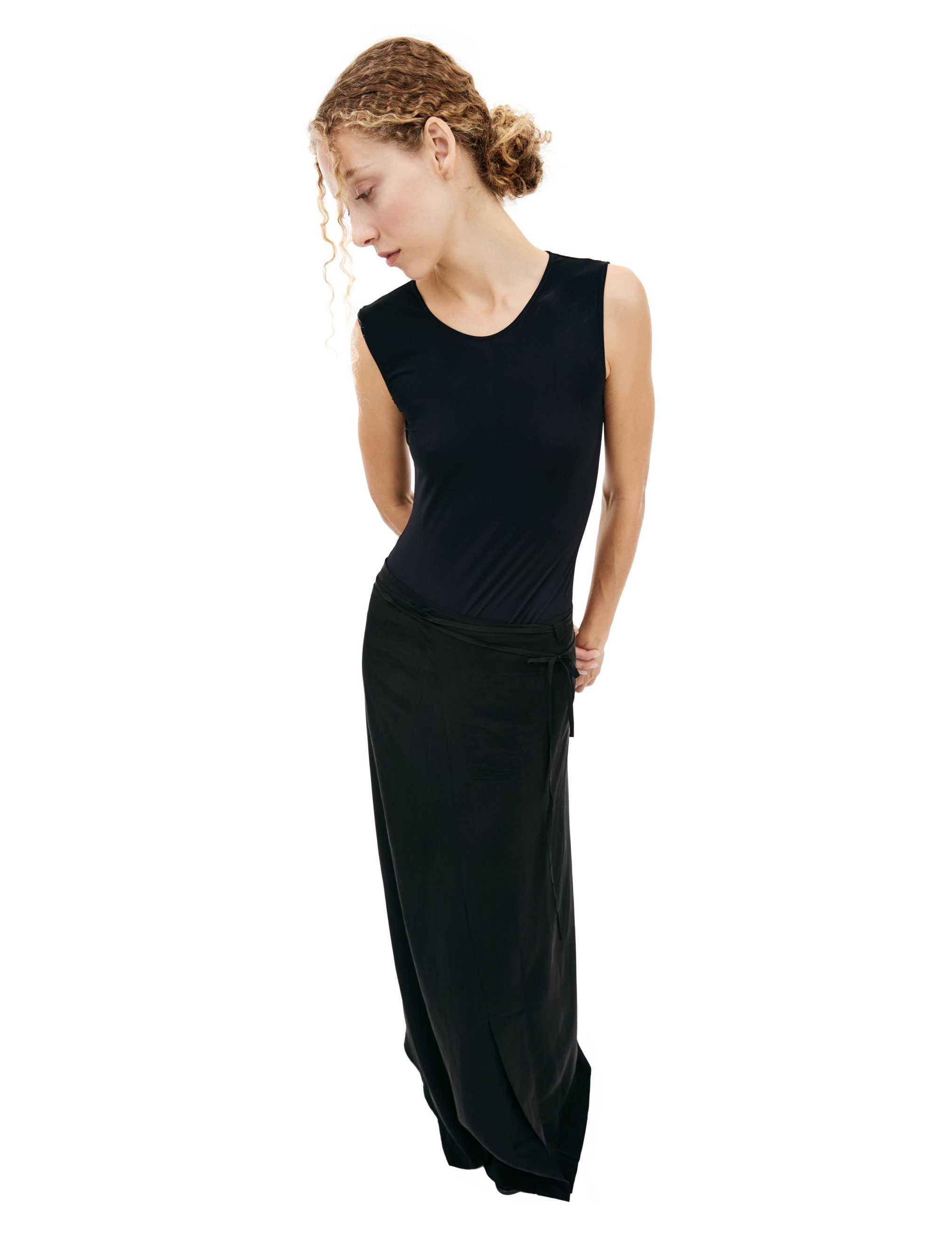 Shop Ziggy Chen Black Maxi Skirt