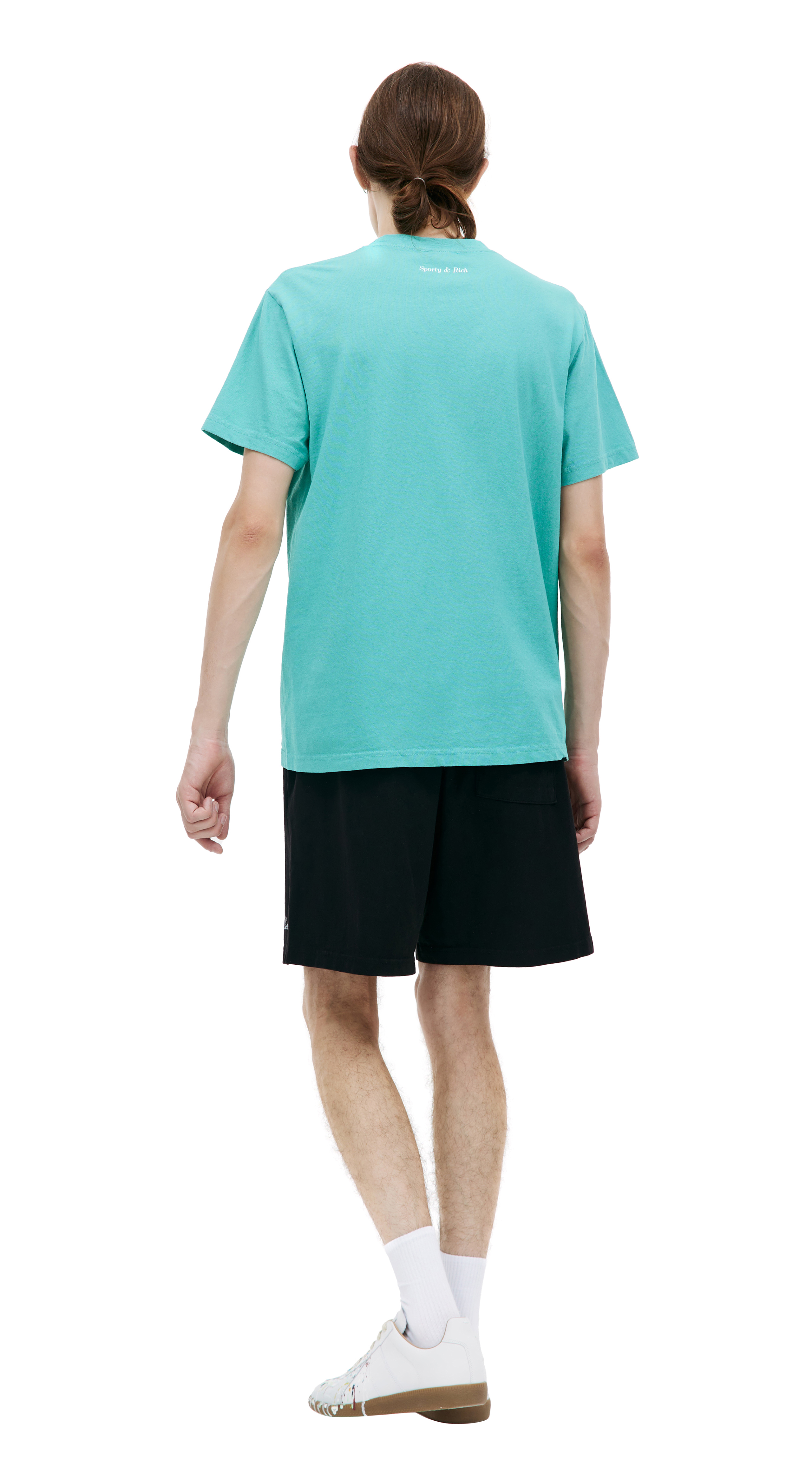 Buy SPORTY & RICH men blue 'be nice' printed t-shirt for $43 Buy SPORTY & RICH men blue 'be nice' printed t-shirt for $43