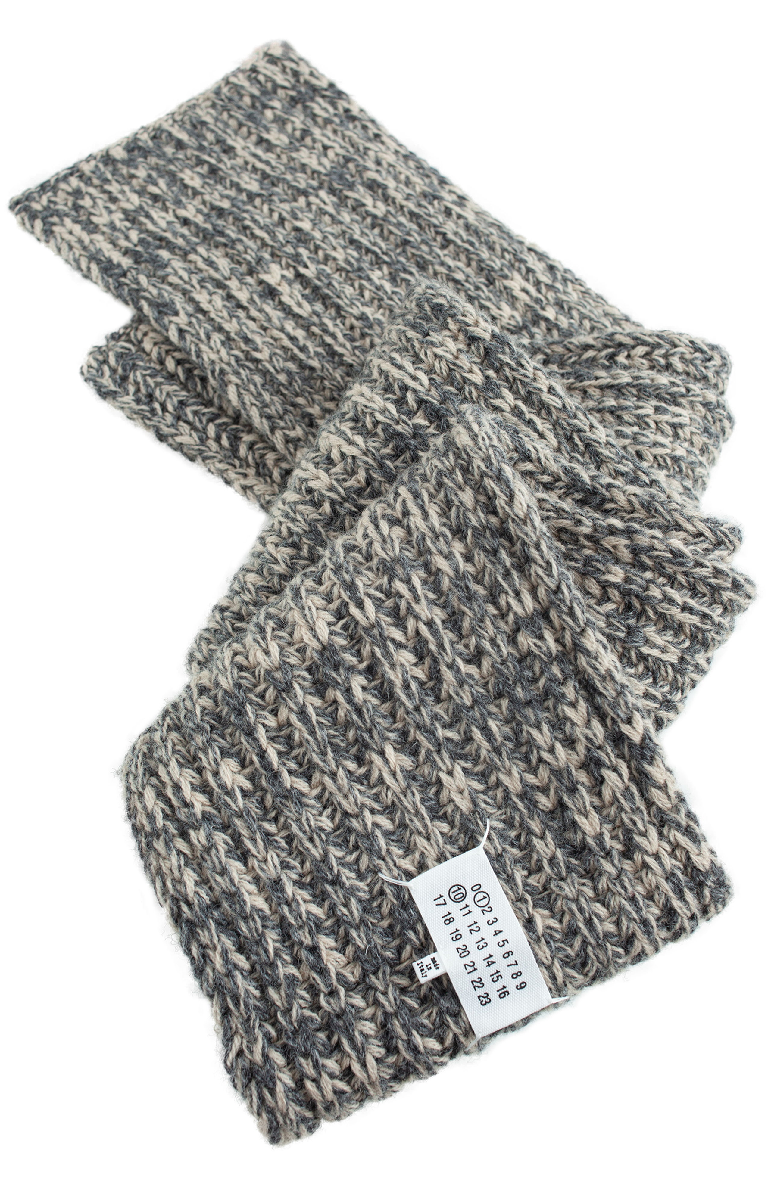 【送料&関税込】Maison Margiela Knitted Scarf - Unisex Maison Margiela Four Stitches Scarf | Blue | FARFETCH