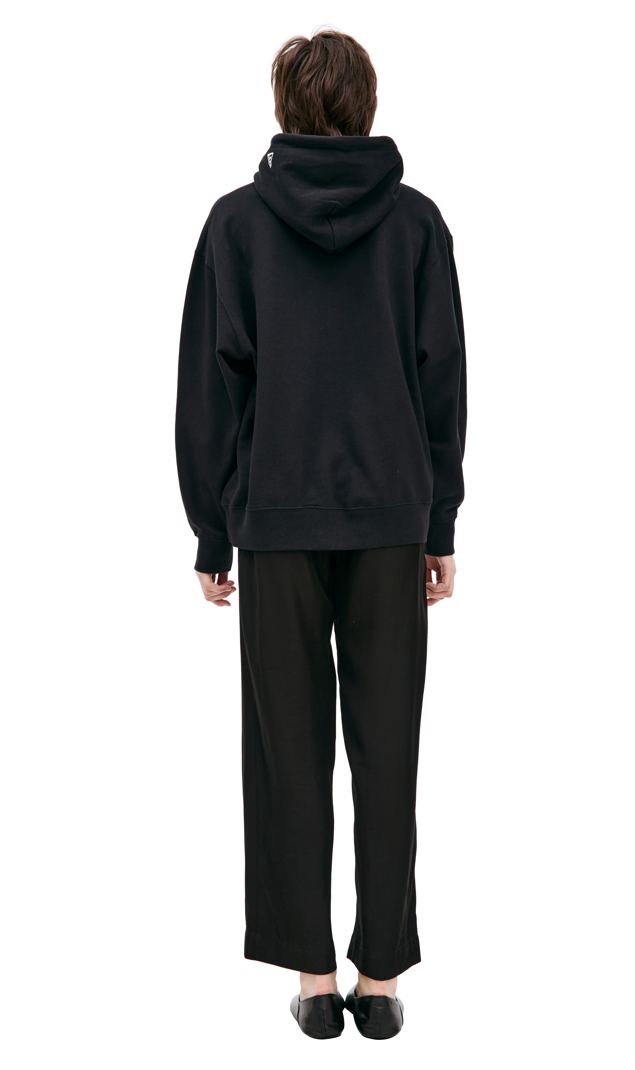 ★sale★Youji Yamamoto +NOIR Yohji Yamamoto // +NOIR FW16 Black Double Layer Cape – VSP
