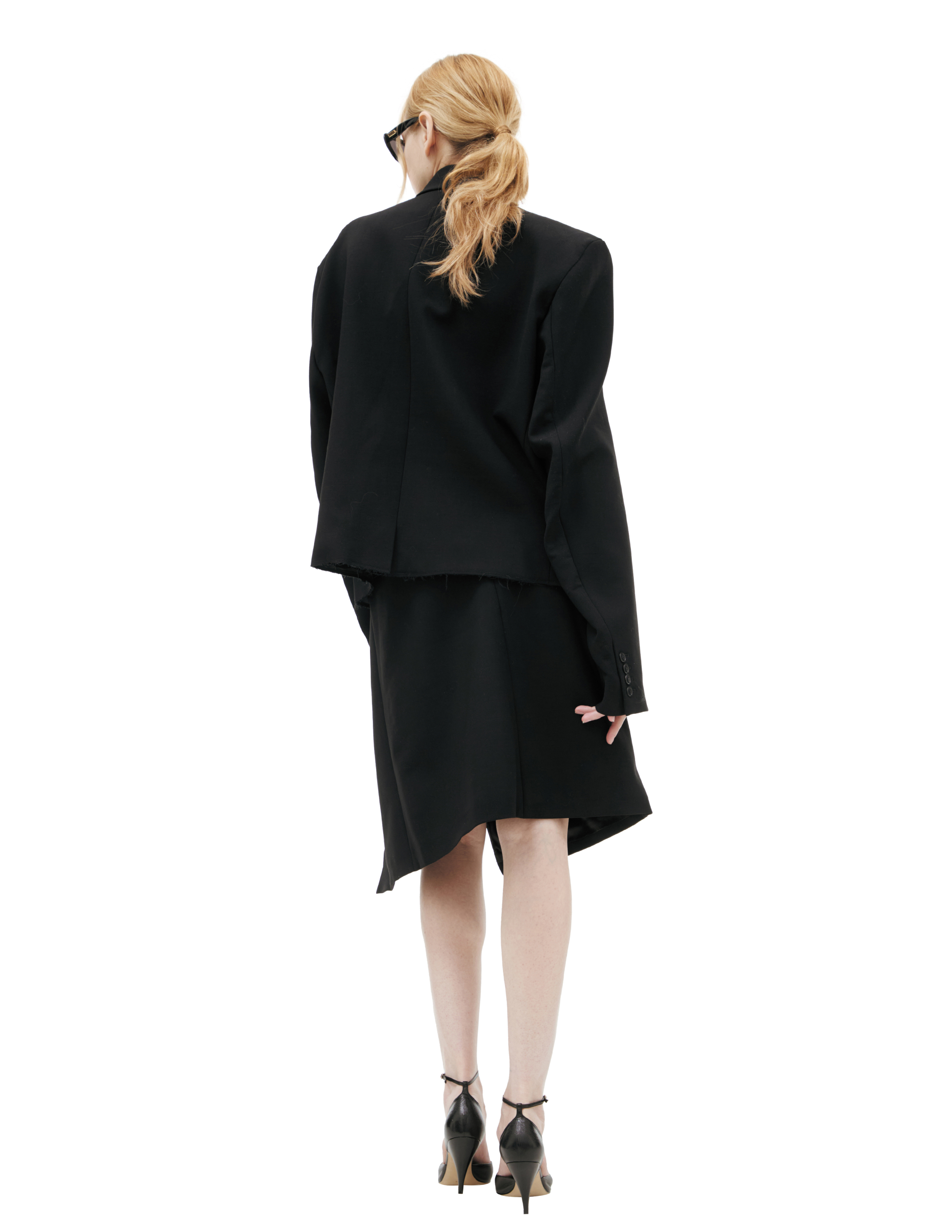 Vetements Oversize Button-up Jacket In Black