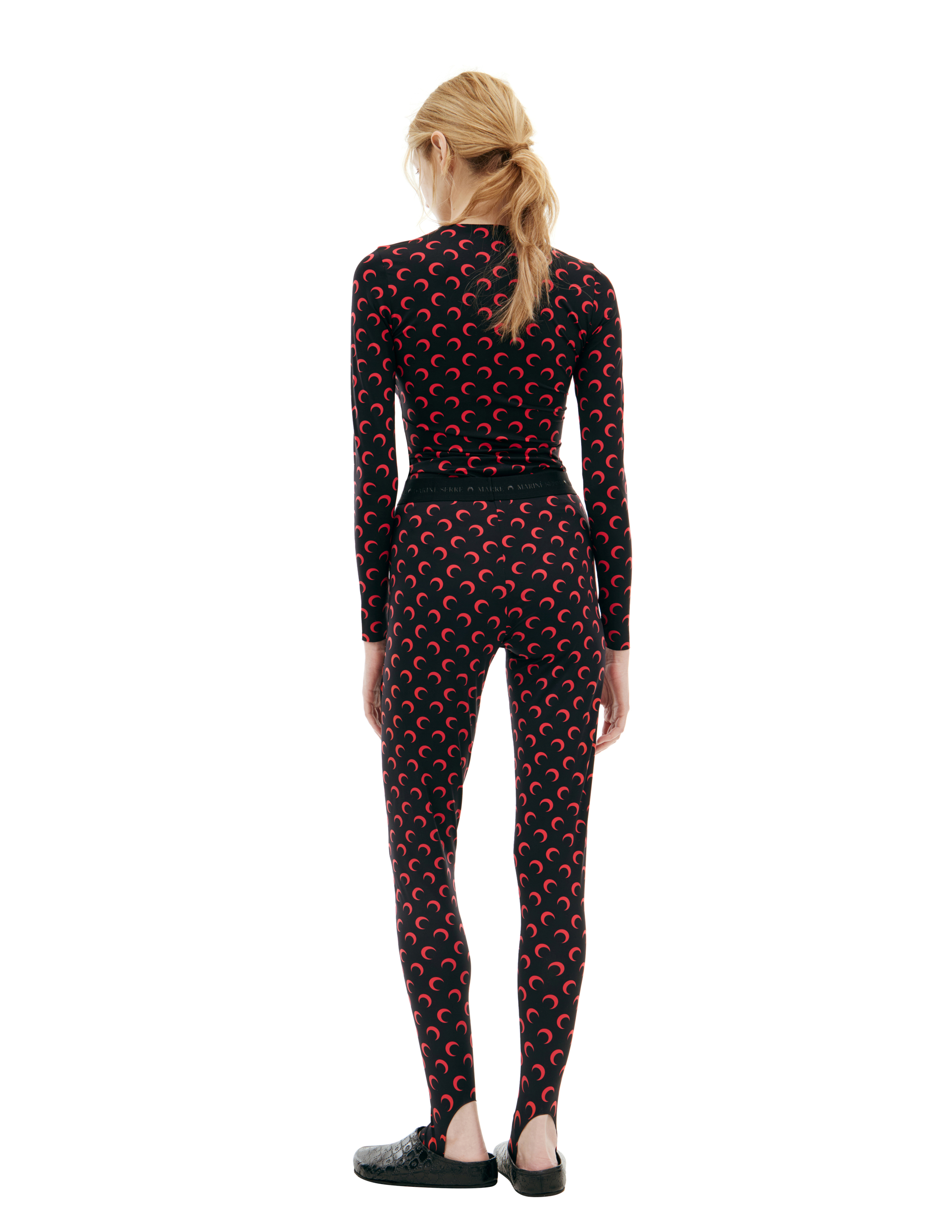 MARINE SERRE MONOPRINT LEGGINGS