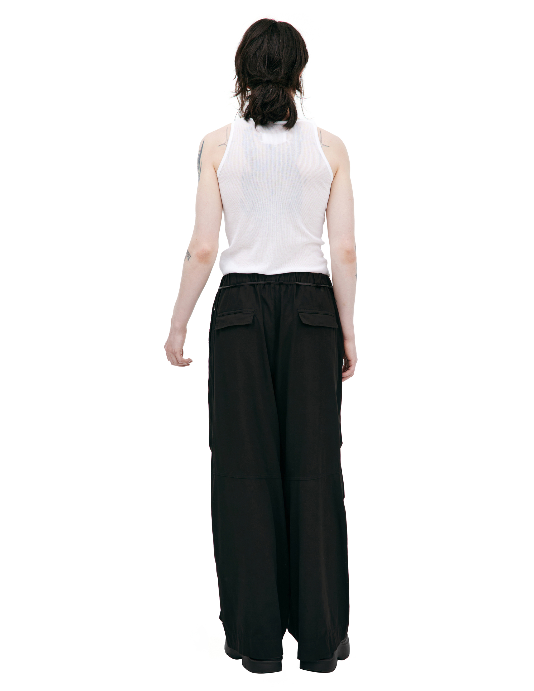 The Viridi-anne Trousers With Shaped Seams In Black