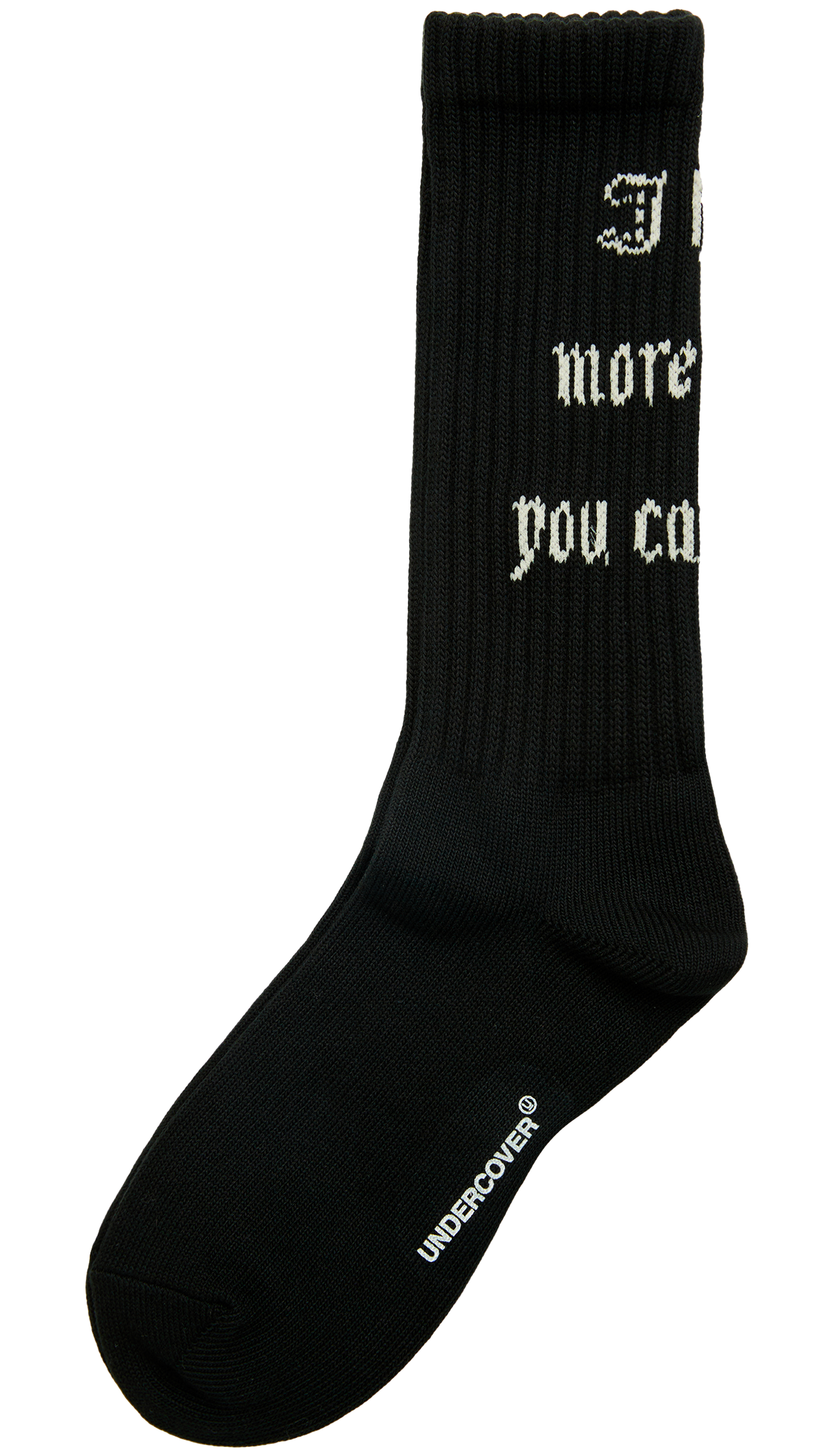 Buy Undercover men black i hear more socks for $45 online on SV77