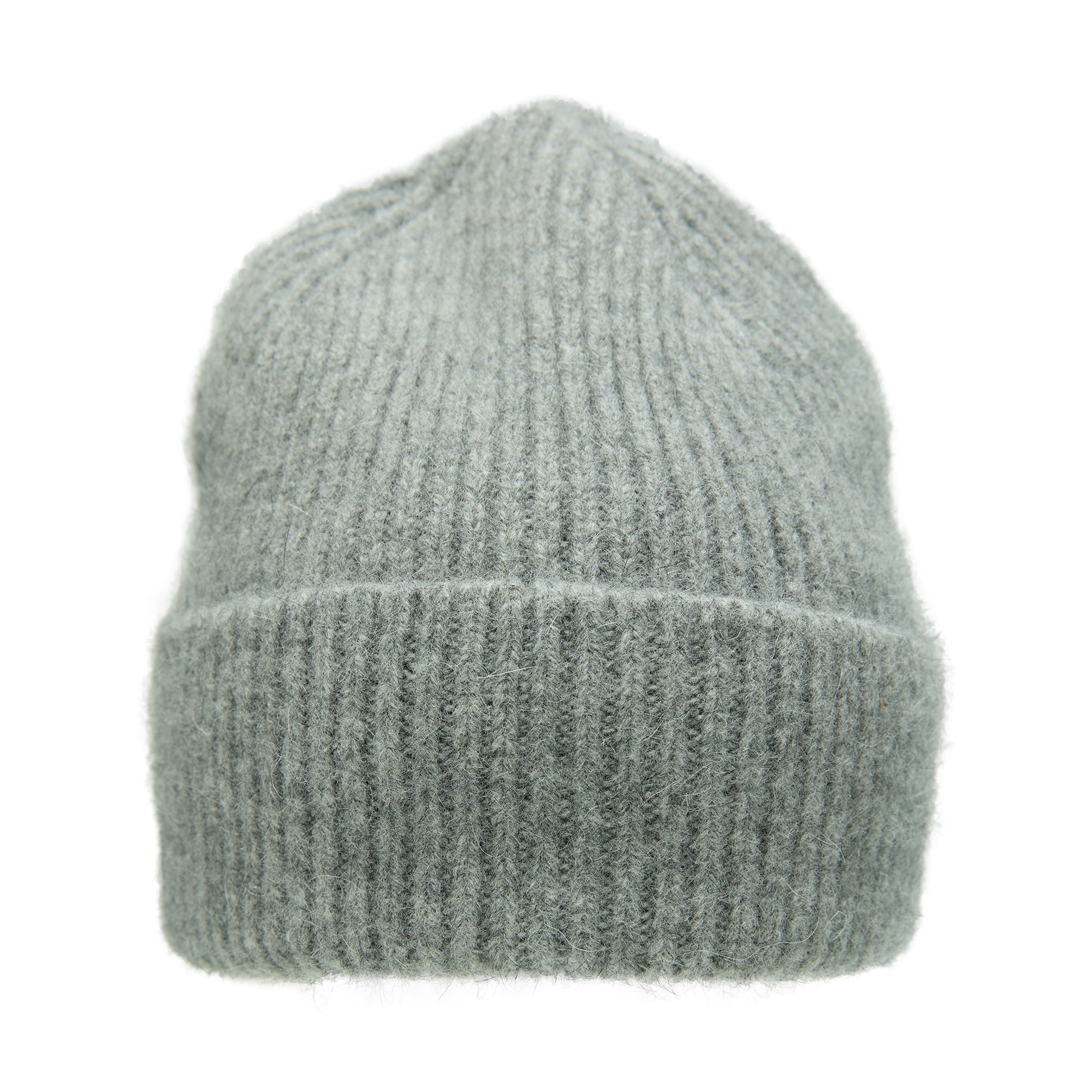 Sporty And Rich Logo Wool Beanie In Grey