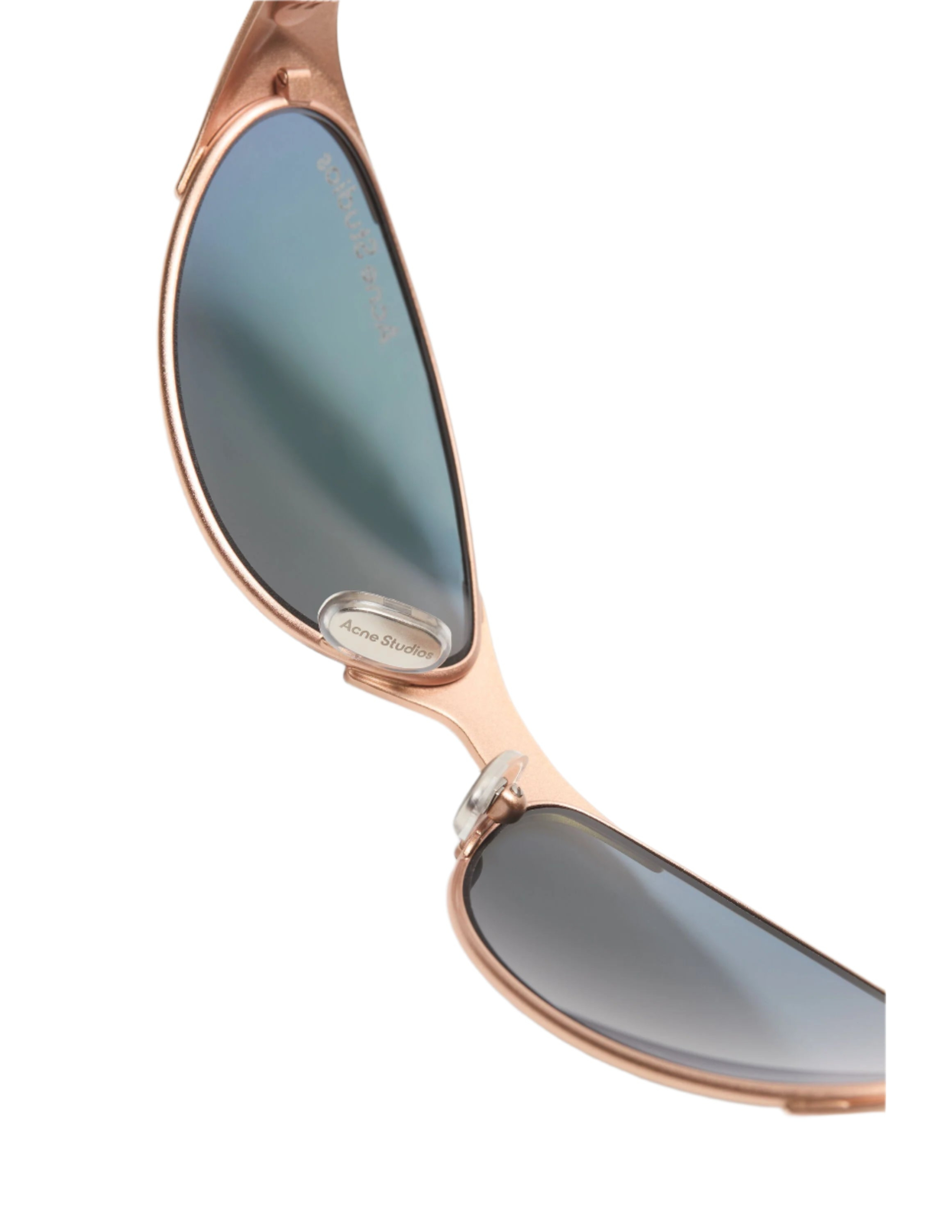 Buy Acne Studios women metal frame charm sunglasses for $520