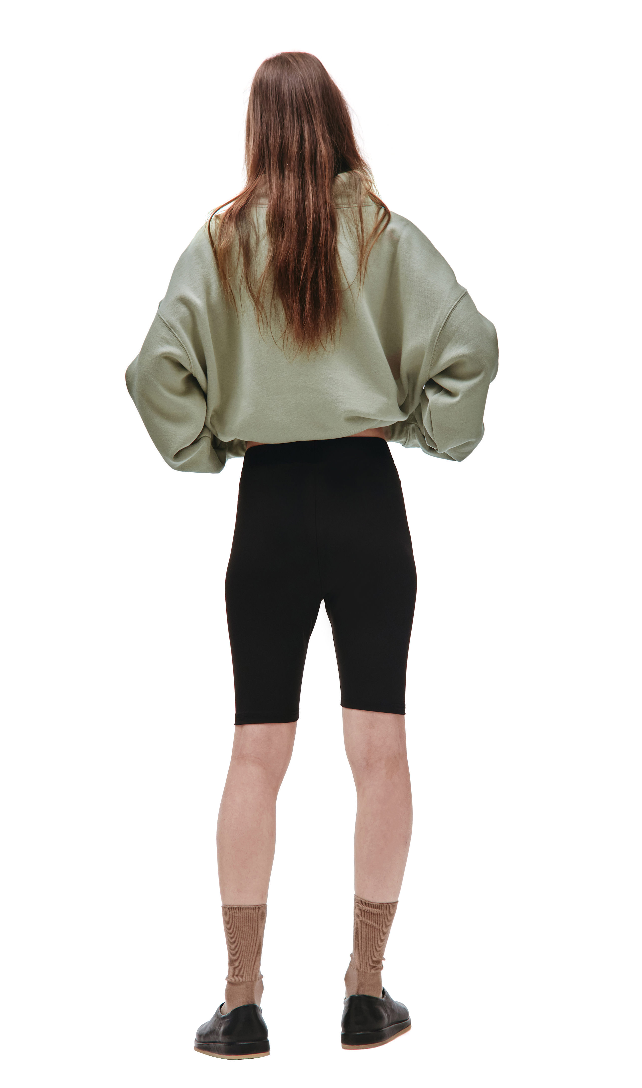 Buy Fear of God Essentials women athletic biker short in black for 