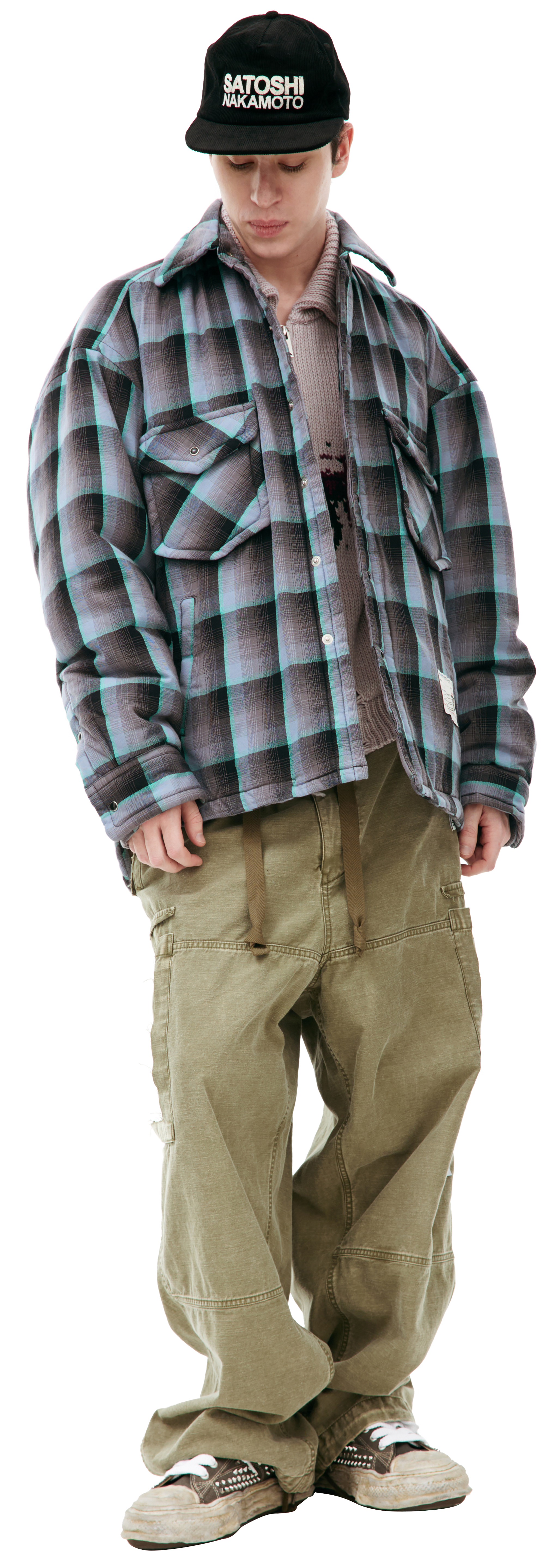 ジャケット・アウター Me No ME2010 (PDF) | Men's Varsity Bomber Jacket In Two Lengths by