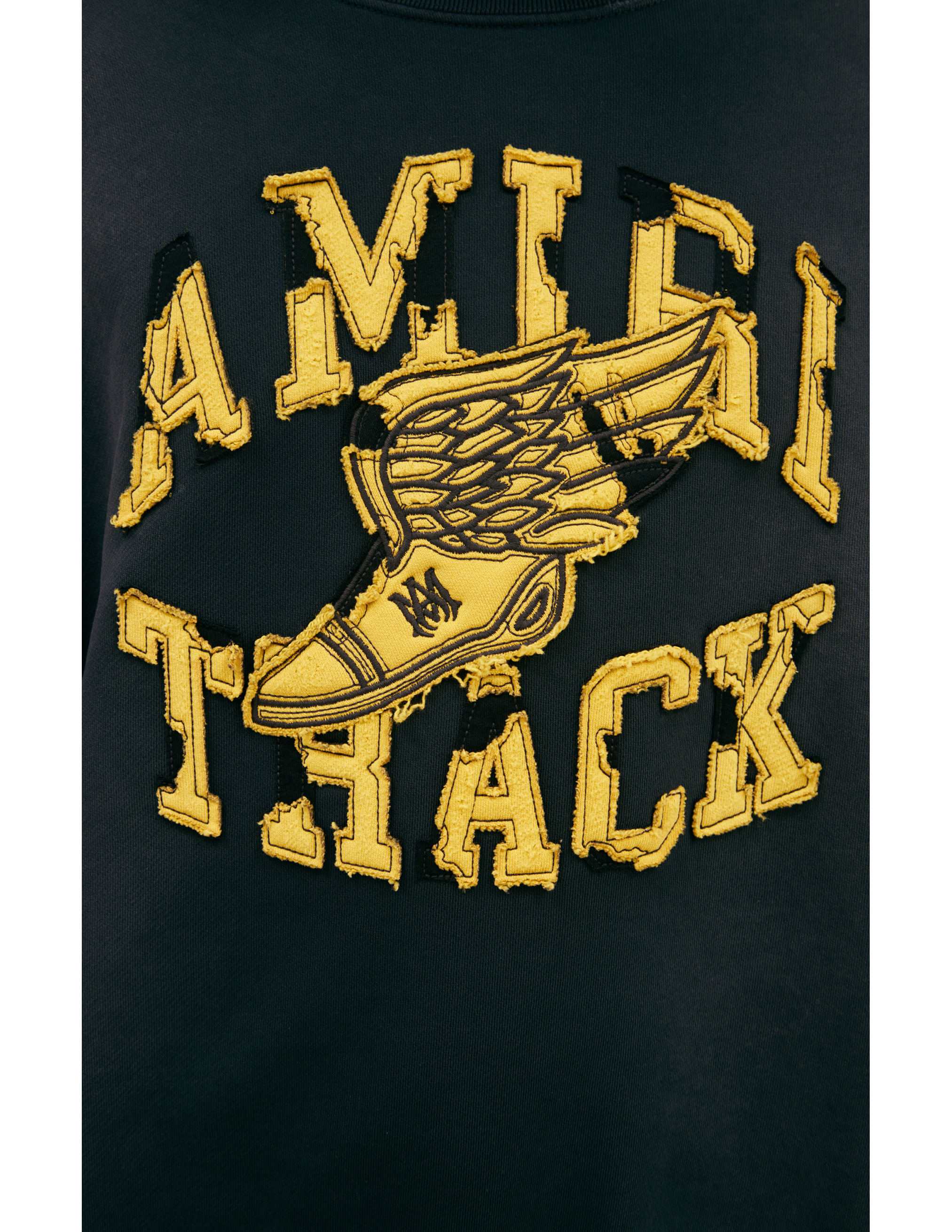 Amiri Embroidered Logo T-shirt In Black