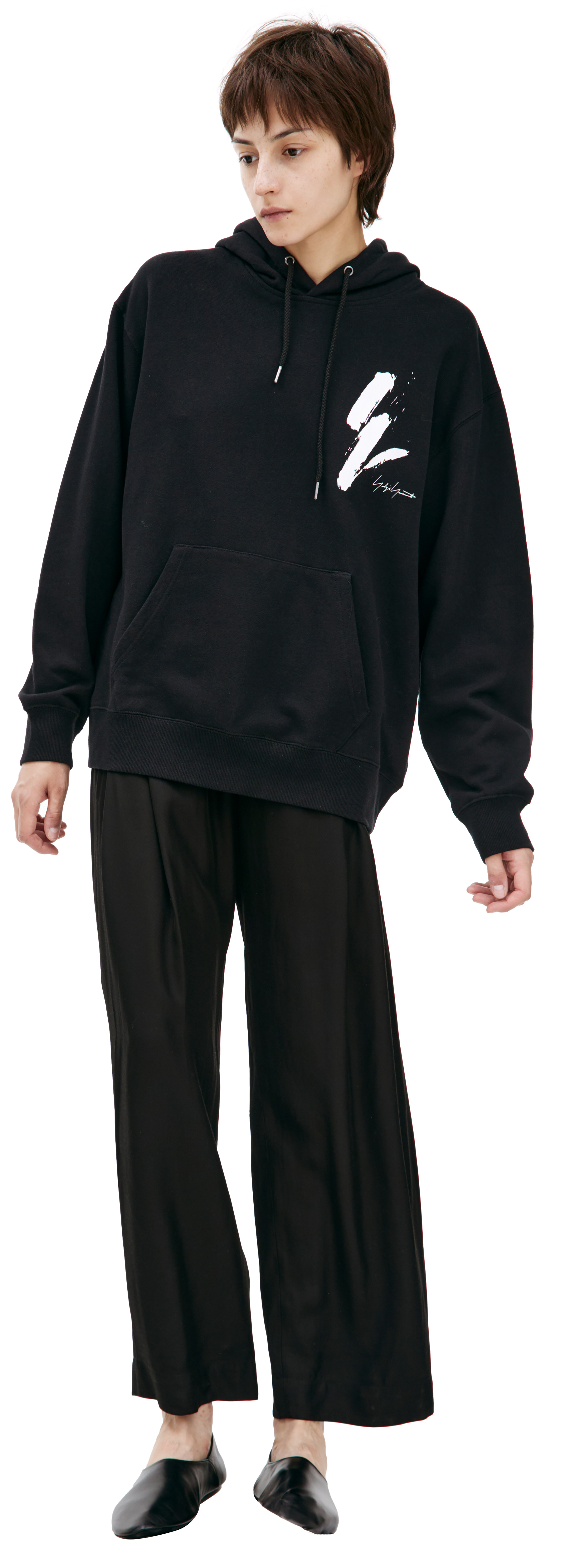 【限定セール！】 Yamamoto Yohji Buy women for hoodie logo era new x black 帽子
