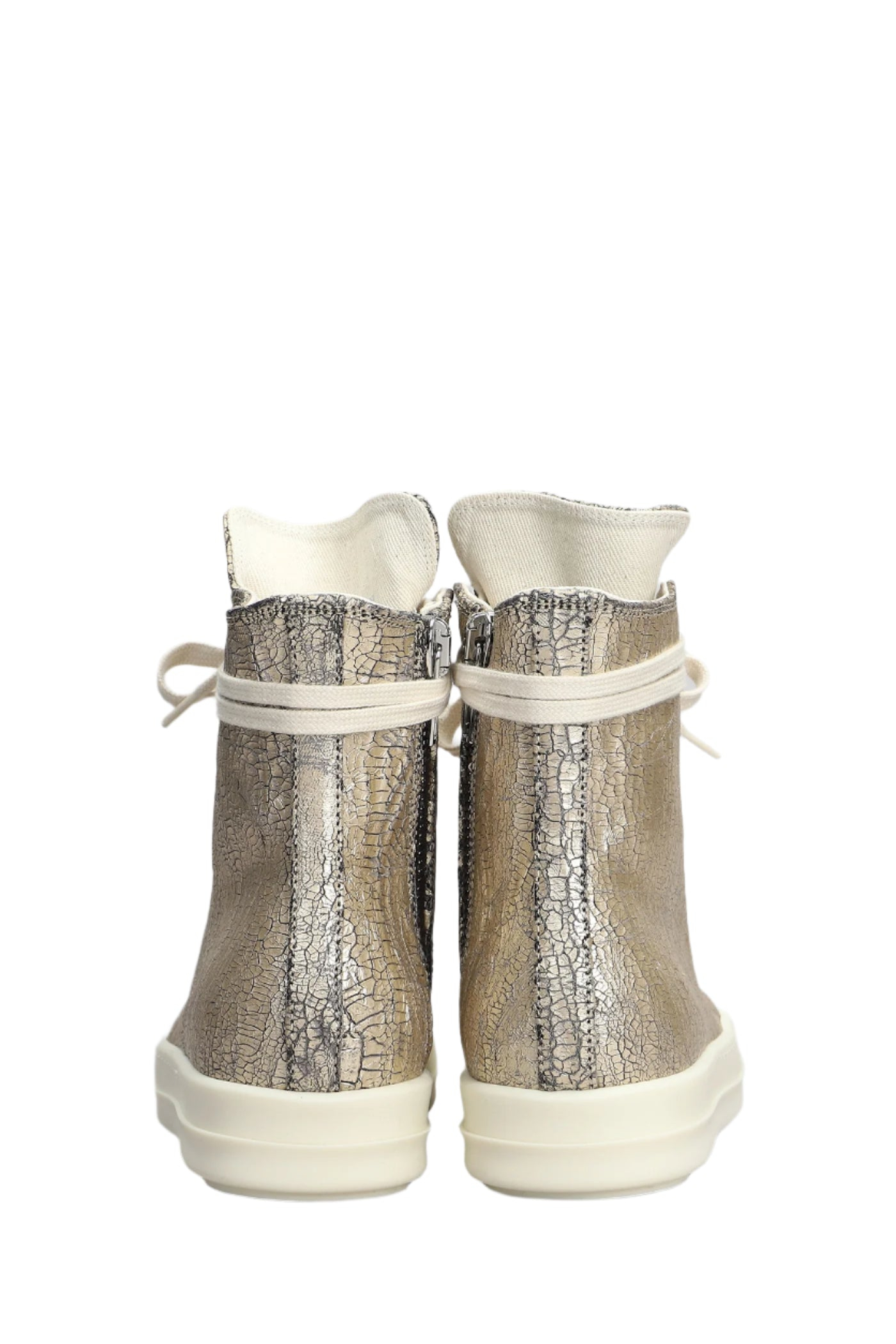 Rick Owens Drkshdw Denim Sneakers In Neutral