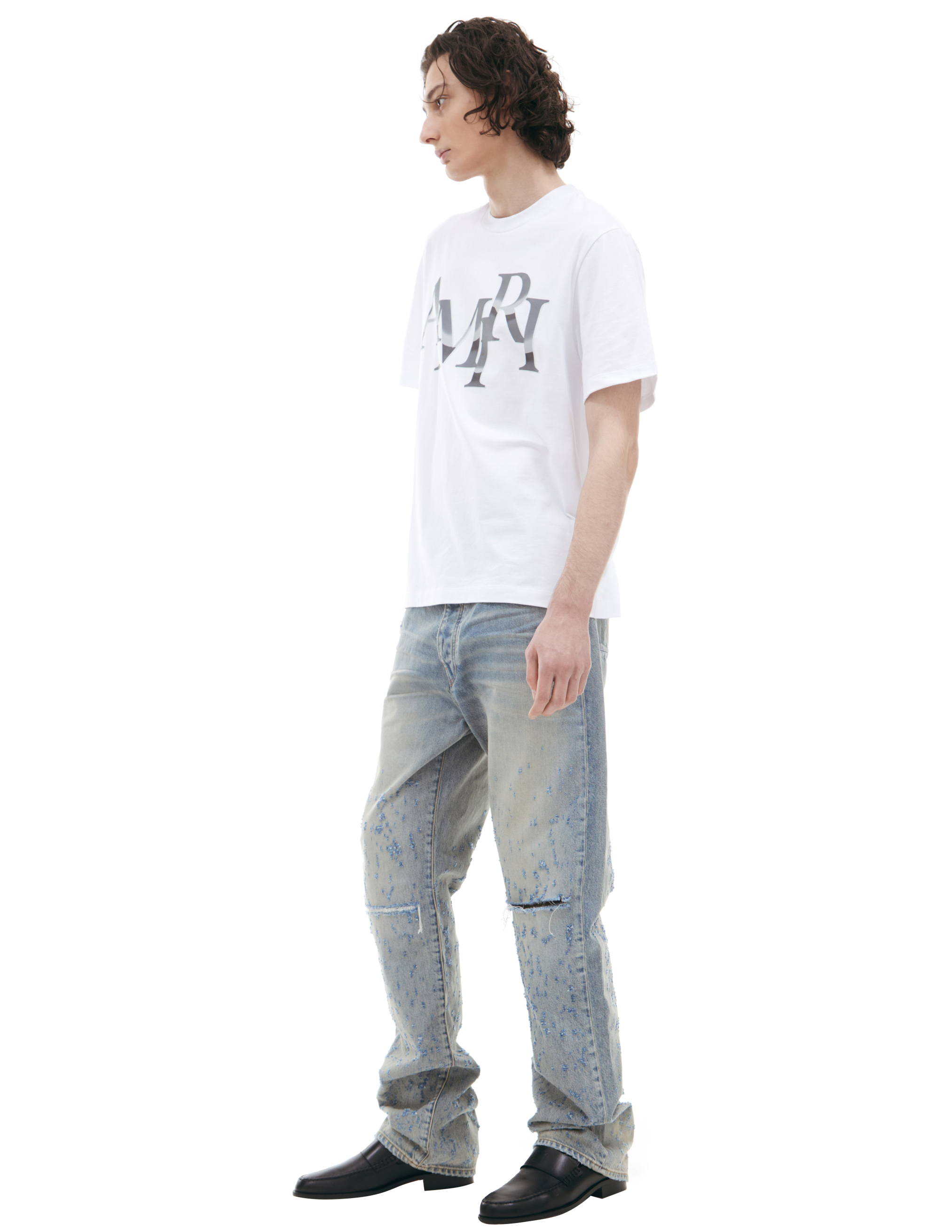 Amiri White Logo T-shirt In White
