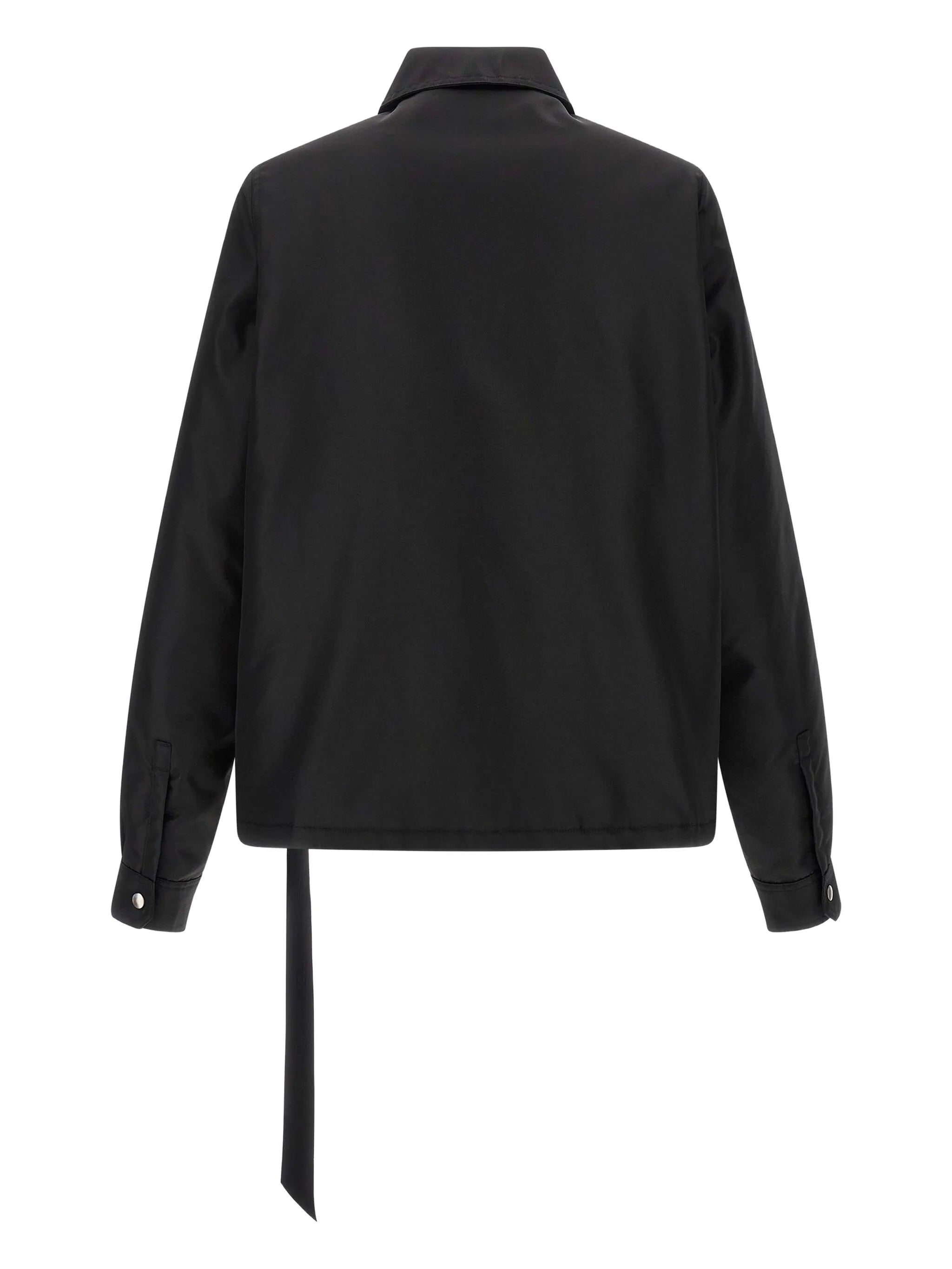 Buy DRKSHDW by Rick Owens men concealed zipfront jacket for $1,148