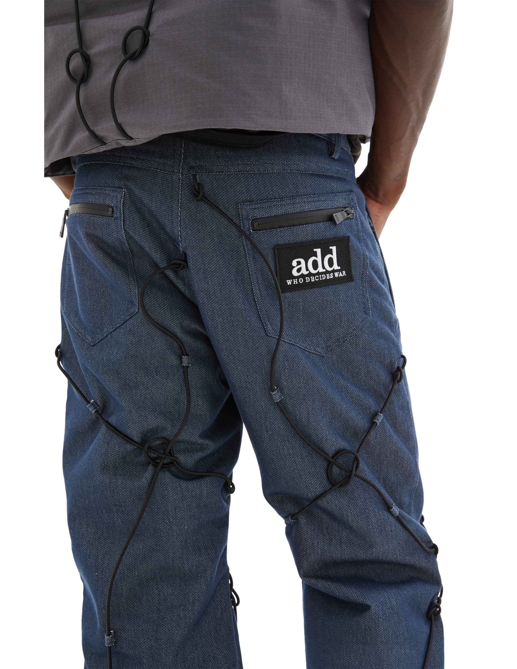Who Decides War Straight-leg Trousers In Gray