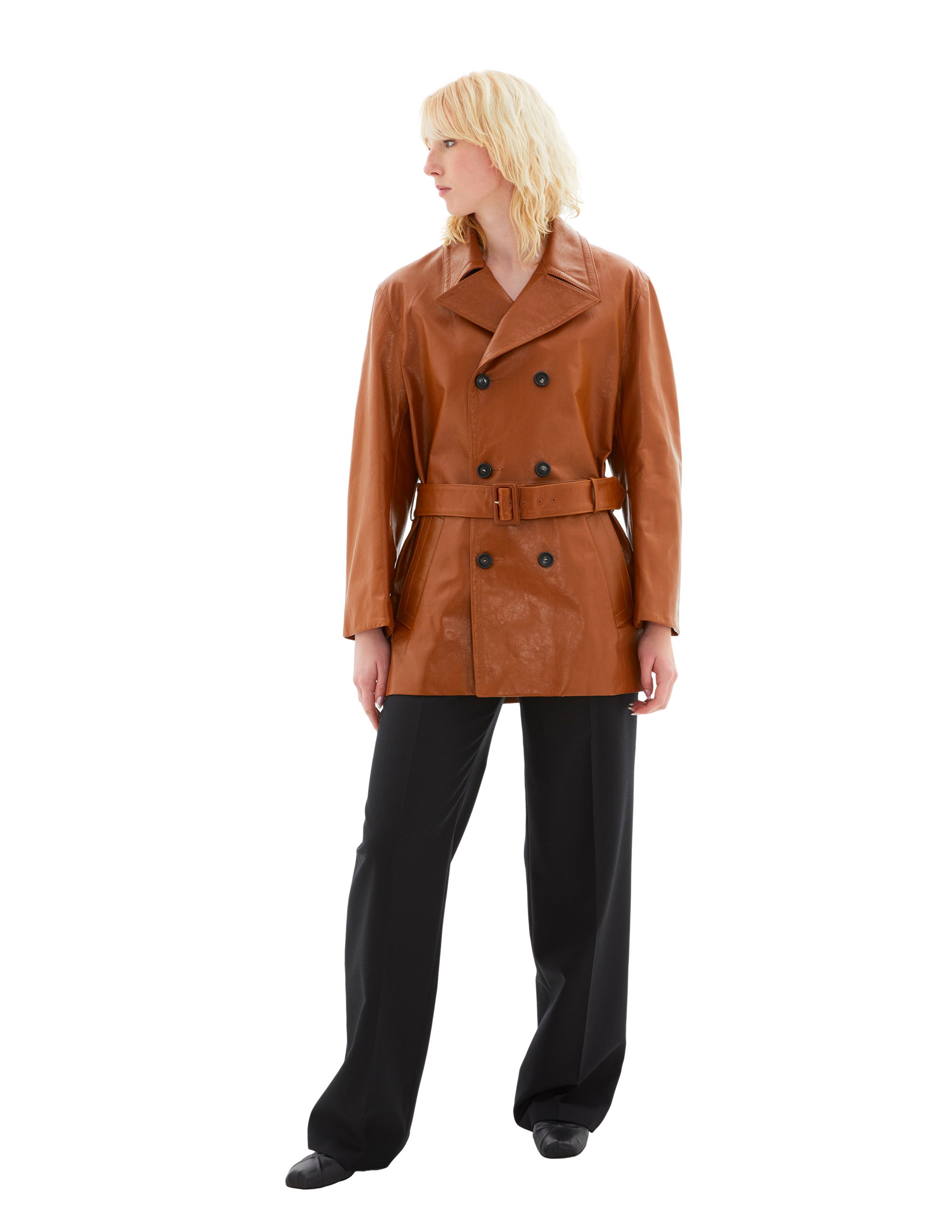 Marni Leather Dustercoat