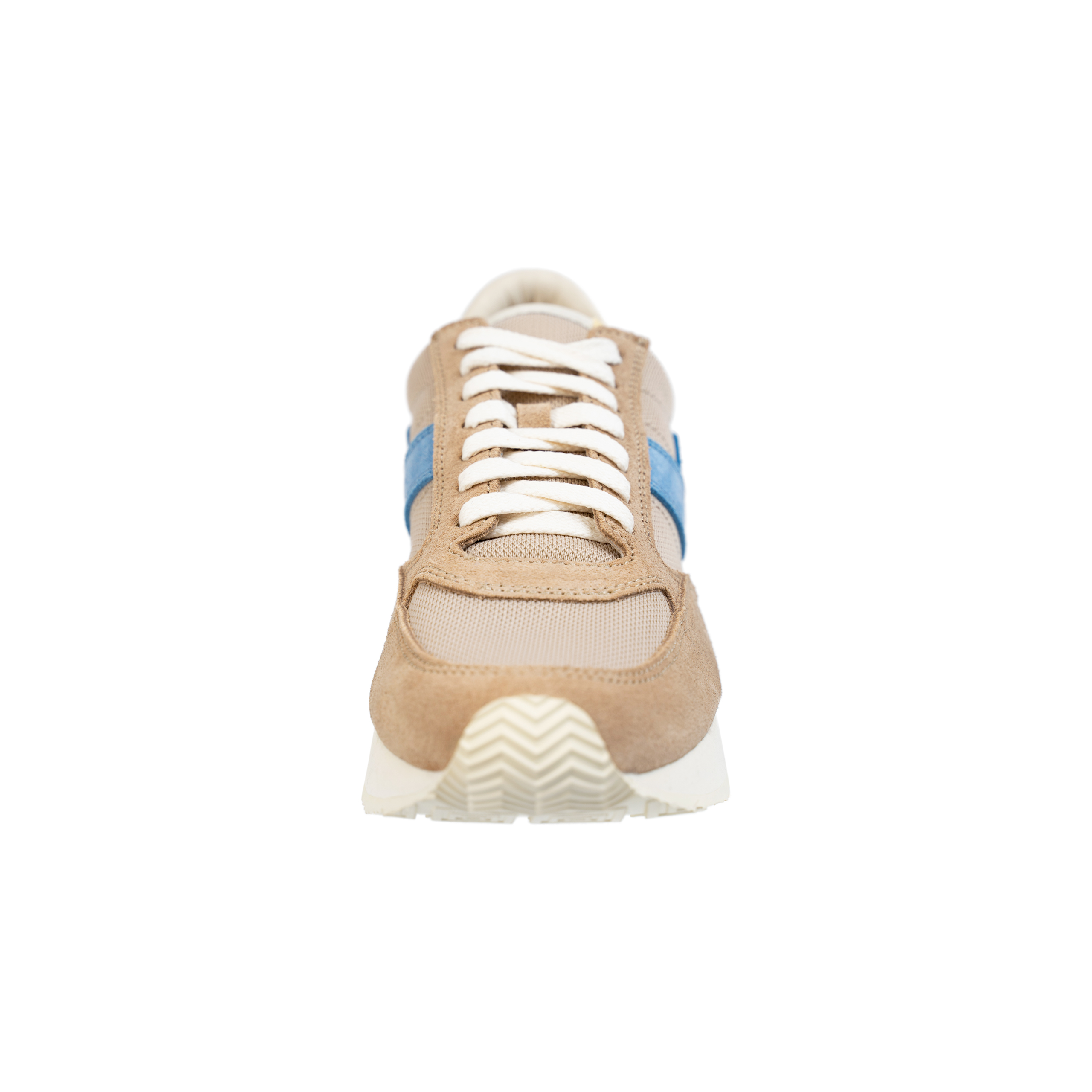 Buy visvim men beige suede dunand trainer for $1,075 online on