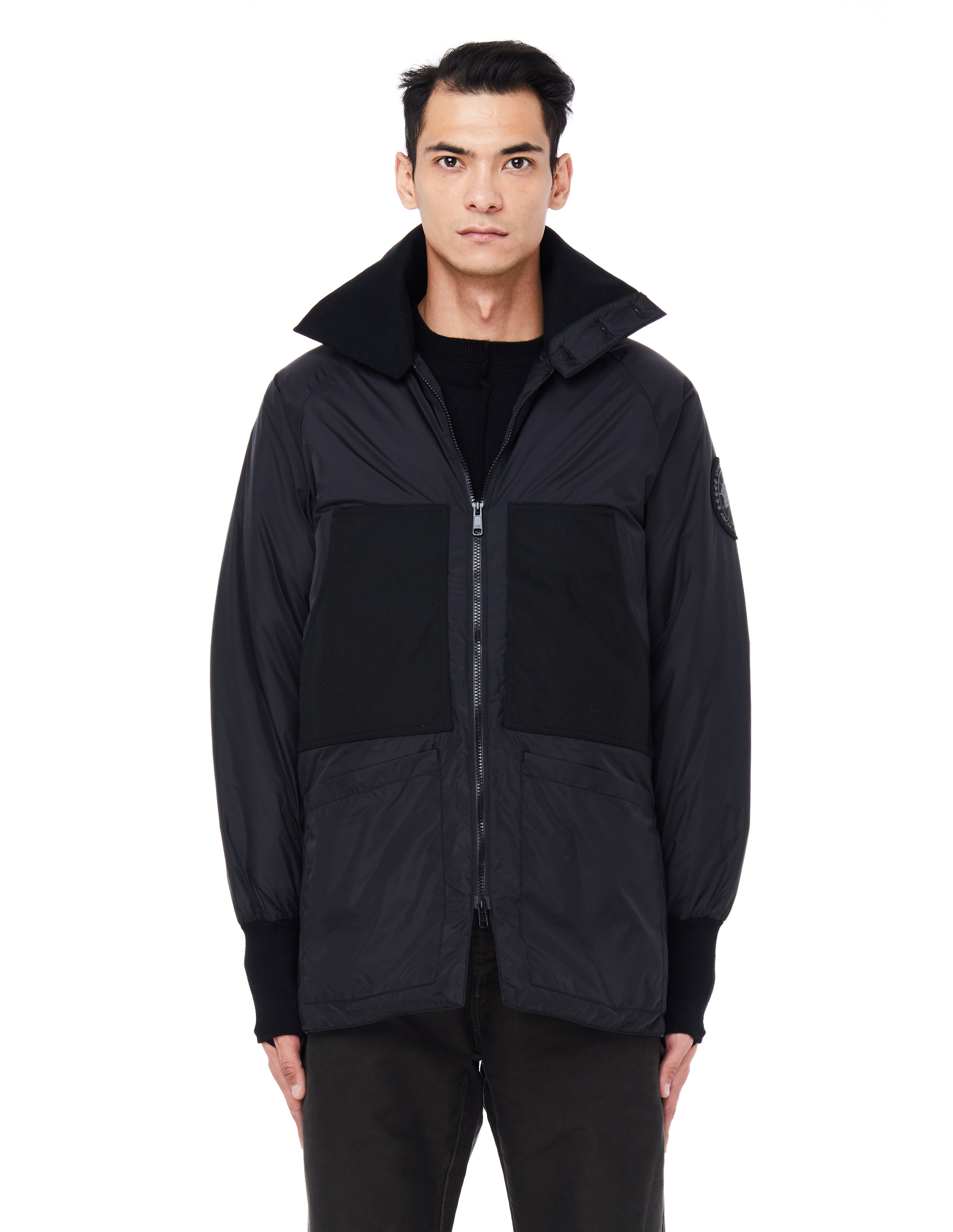 Buy Junya Watanabe men black canada goose down jacket for $478