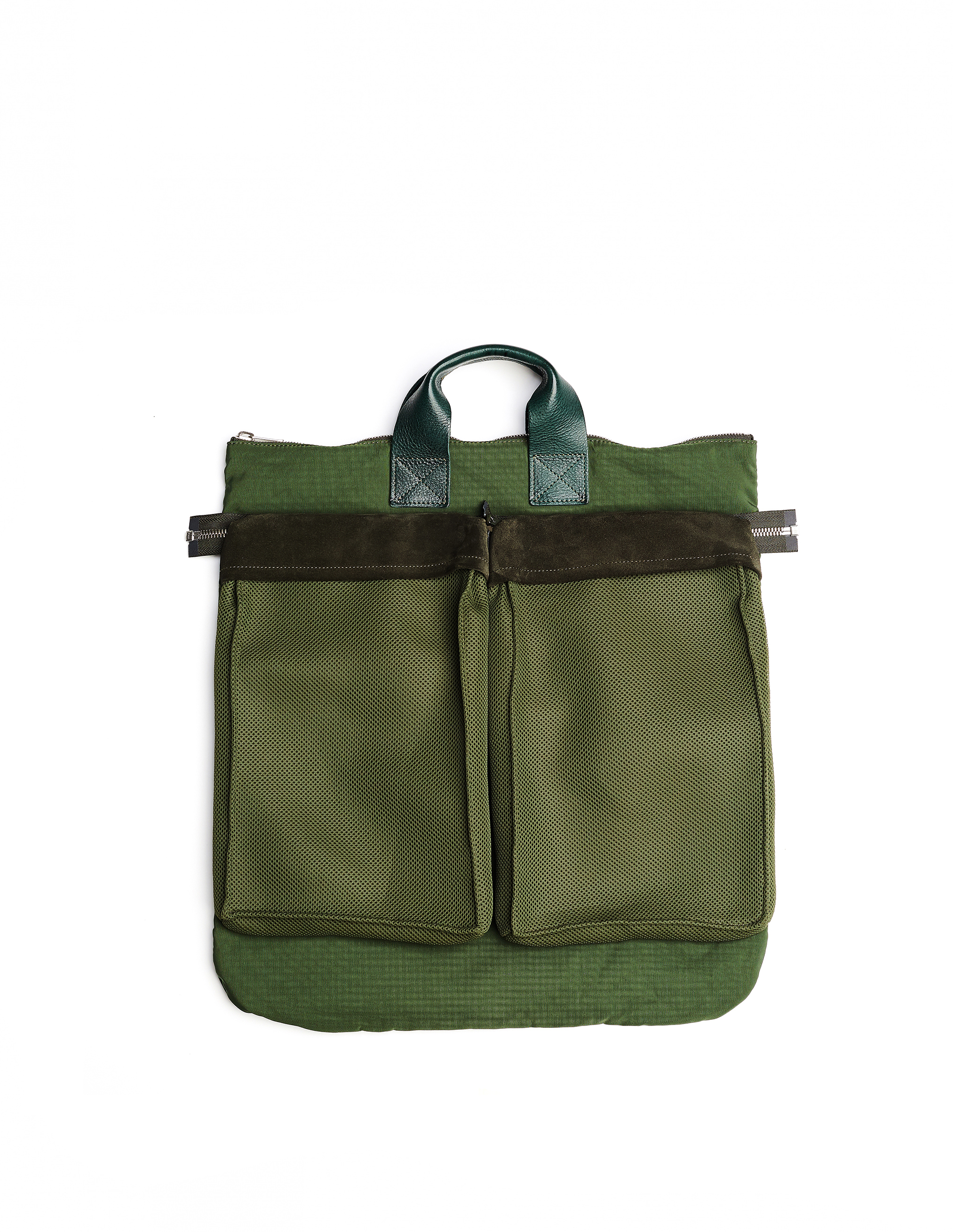 Buy Hender Scheme men khaki multi helmet bag for $565 online on