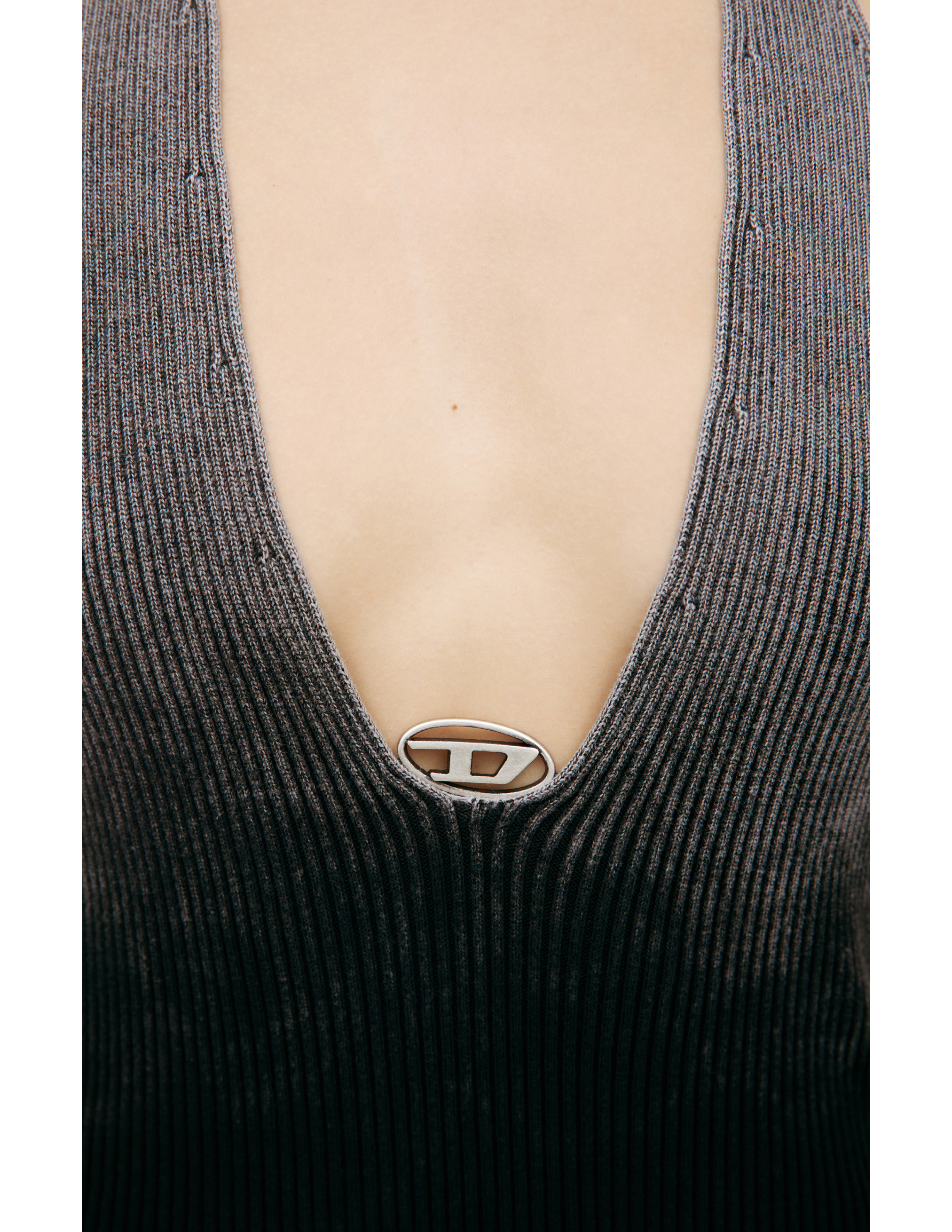 Diesel Black M-larisa Minidress In Grey