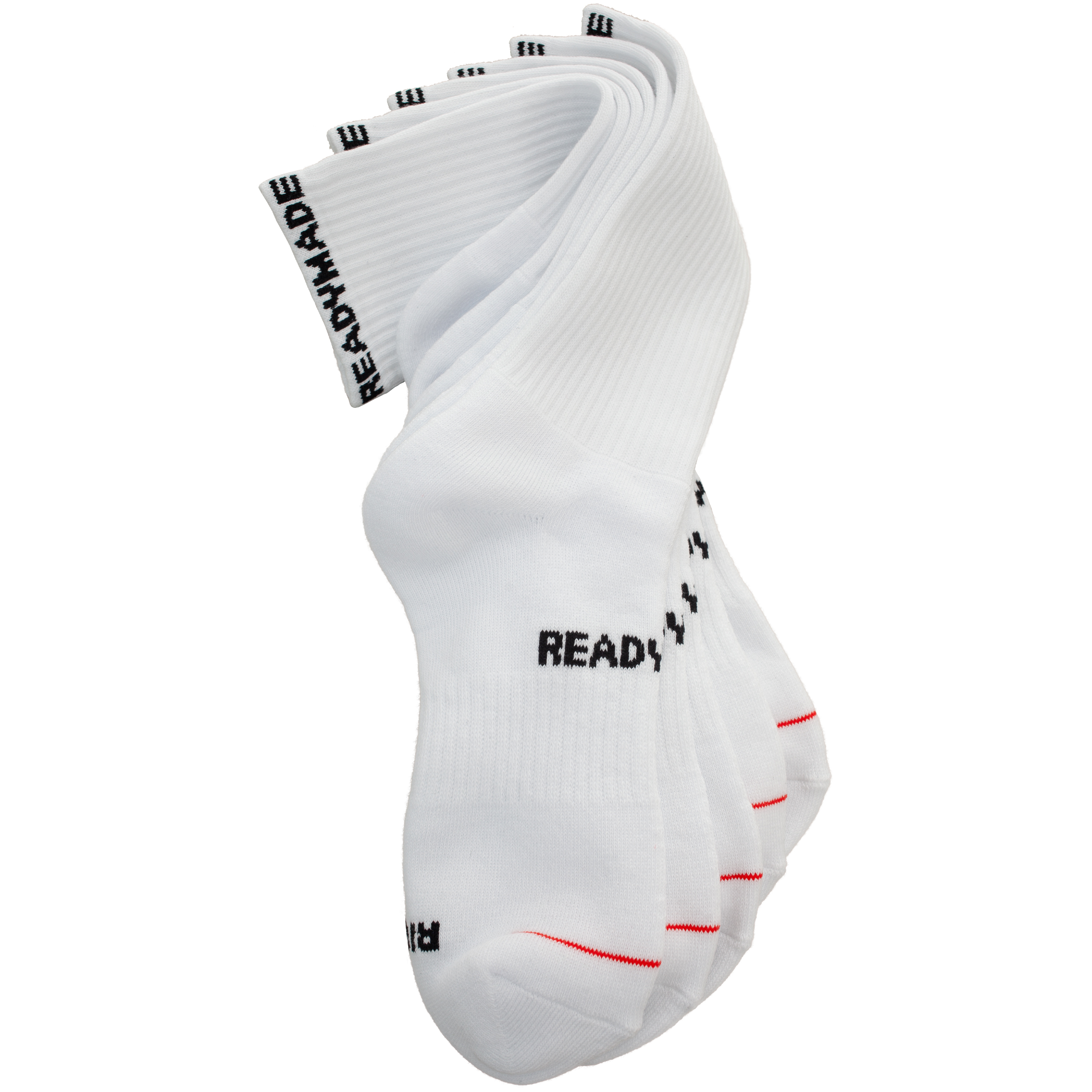 Readymade 3 Pack Logo Socks In White