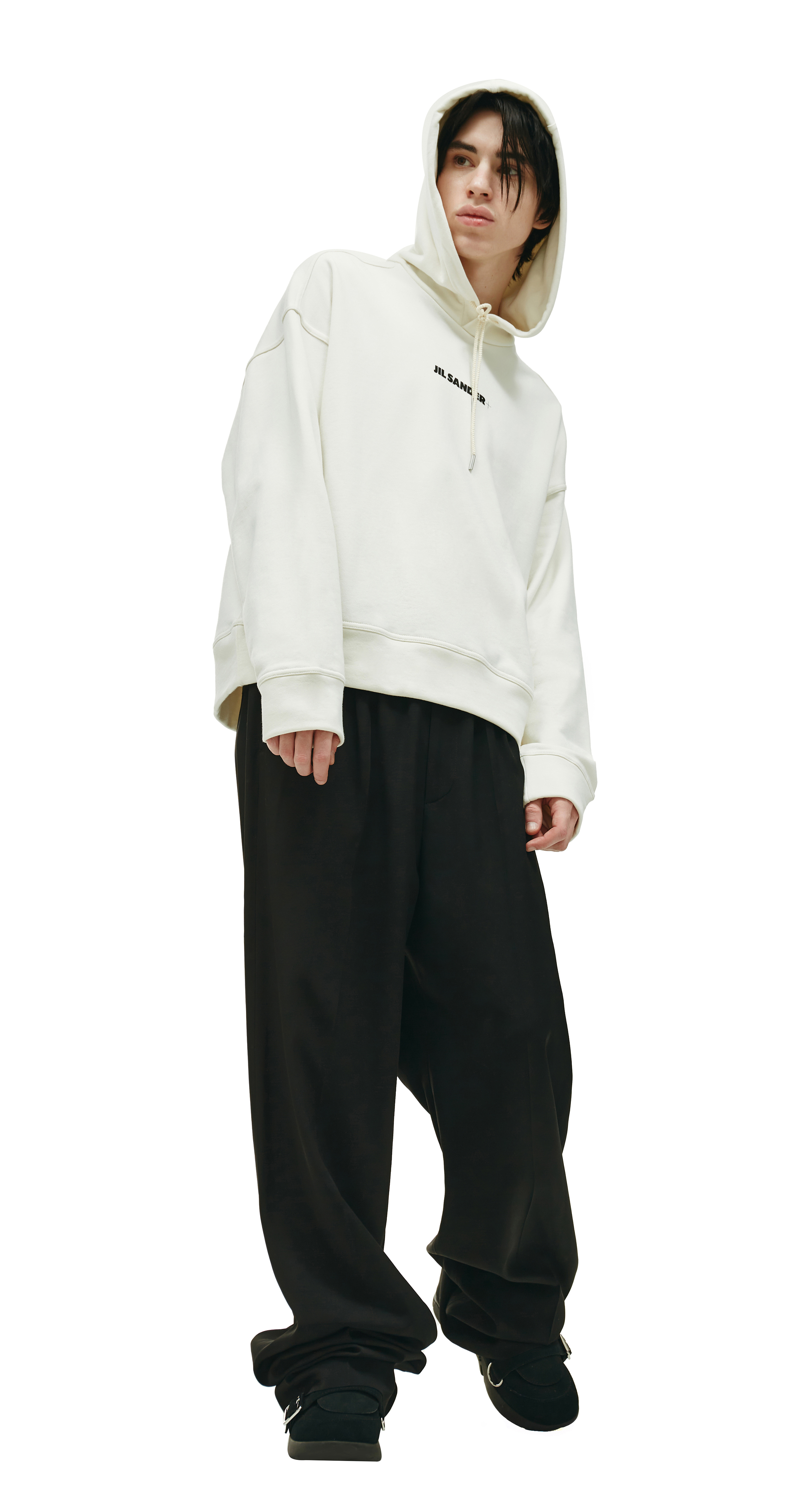 割り引き Jil sander センタープレスパンツ グリーン 定価10万円越え