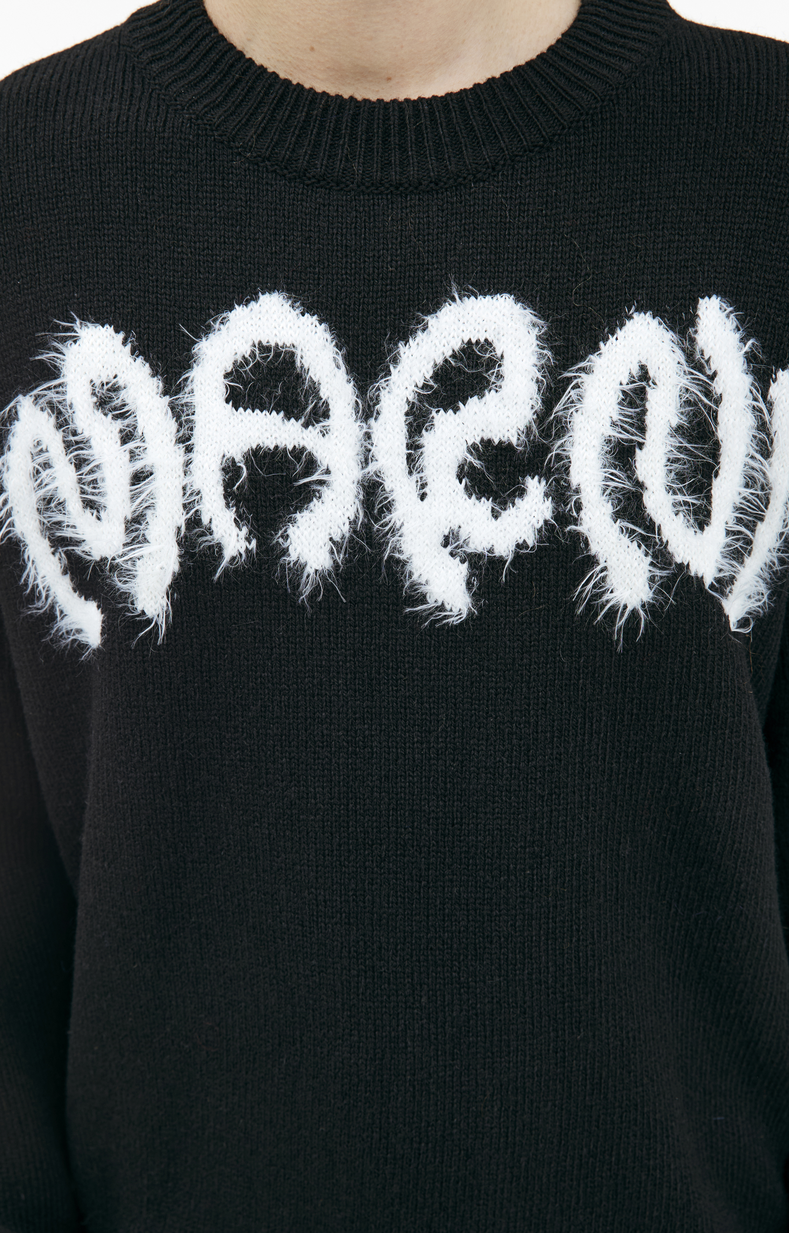 Buy Marni men black wool logo sweater for $463 online on