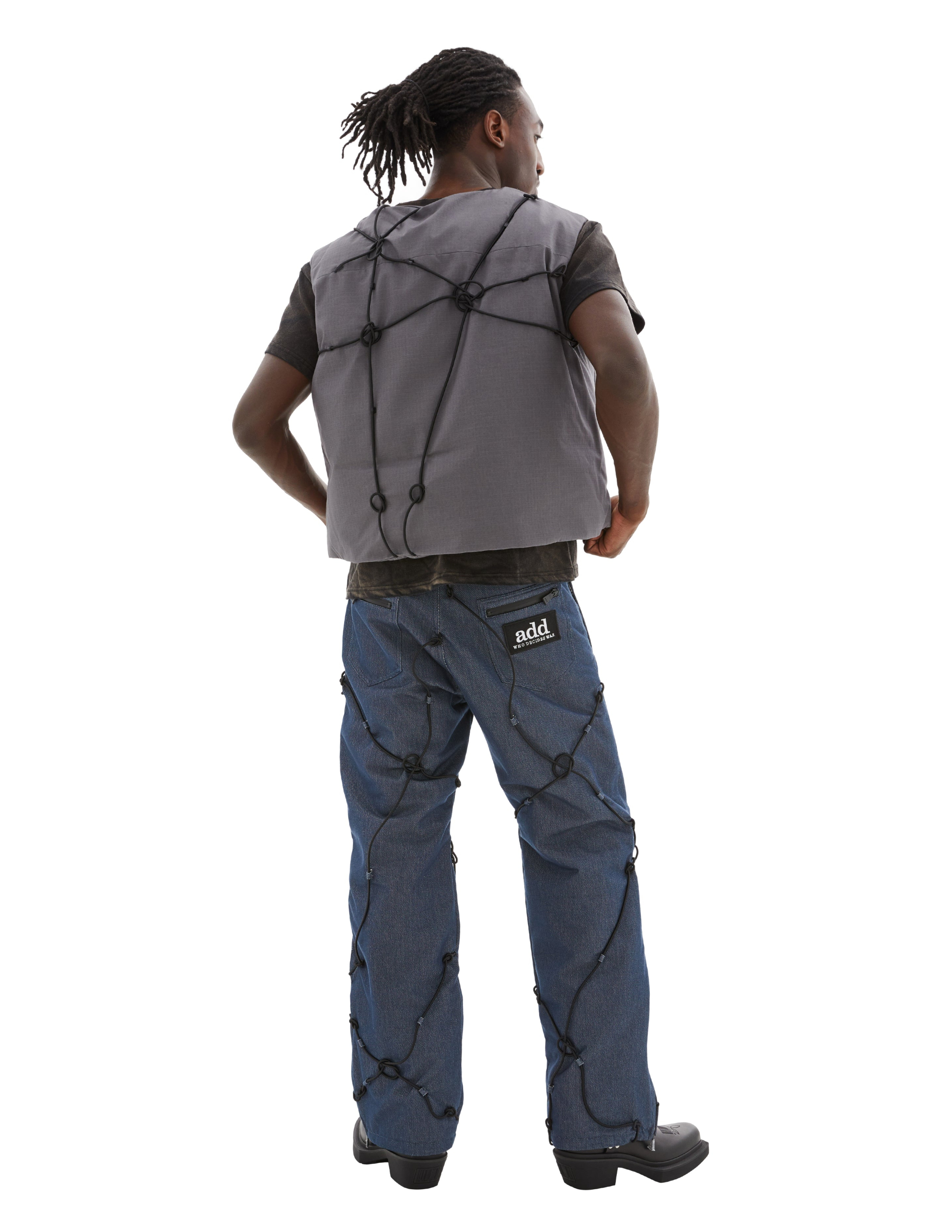 Who Decides War Straight-leg Trousers In Gray