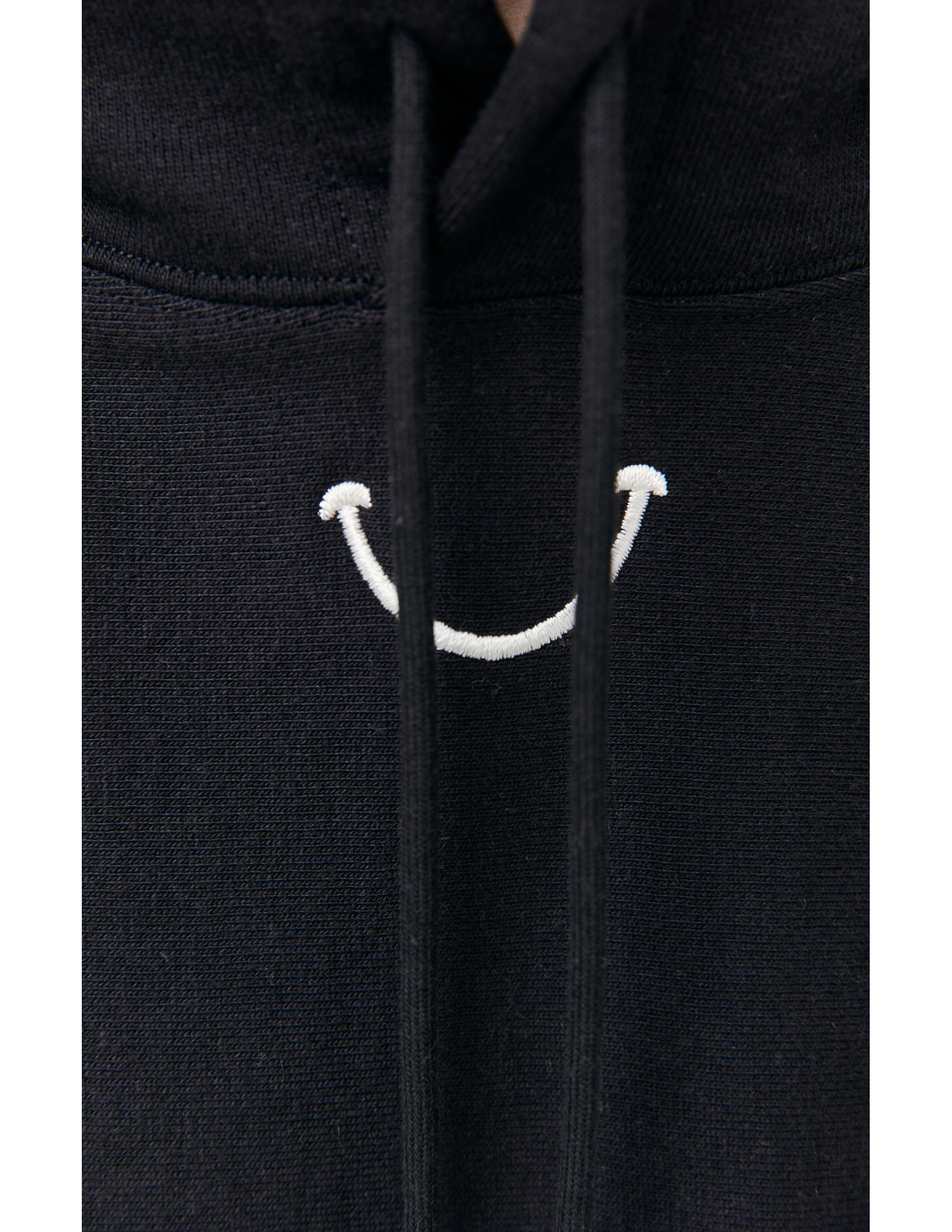 Shop Readymade Smile Logo Hoodie In Black
