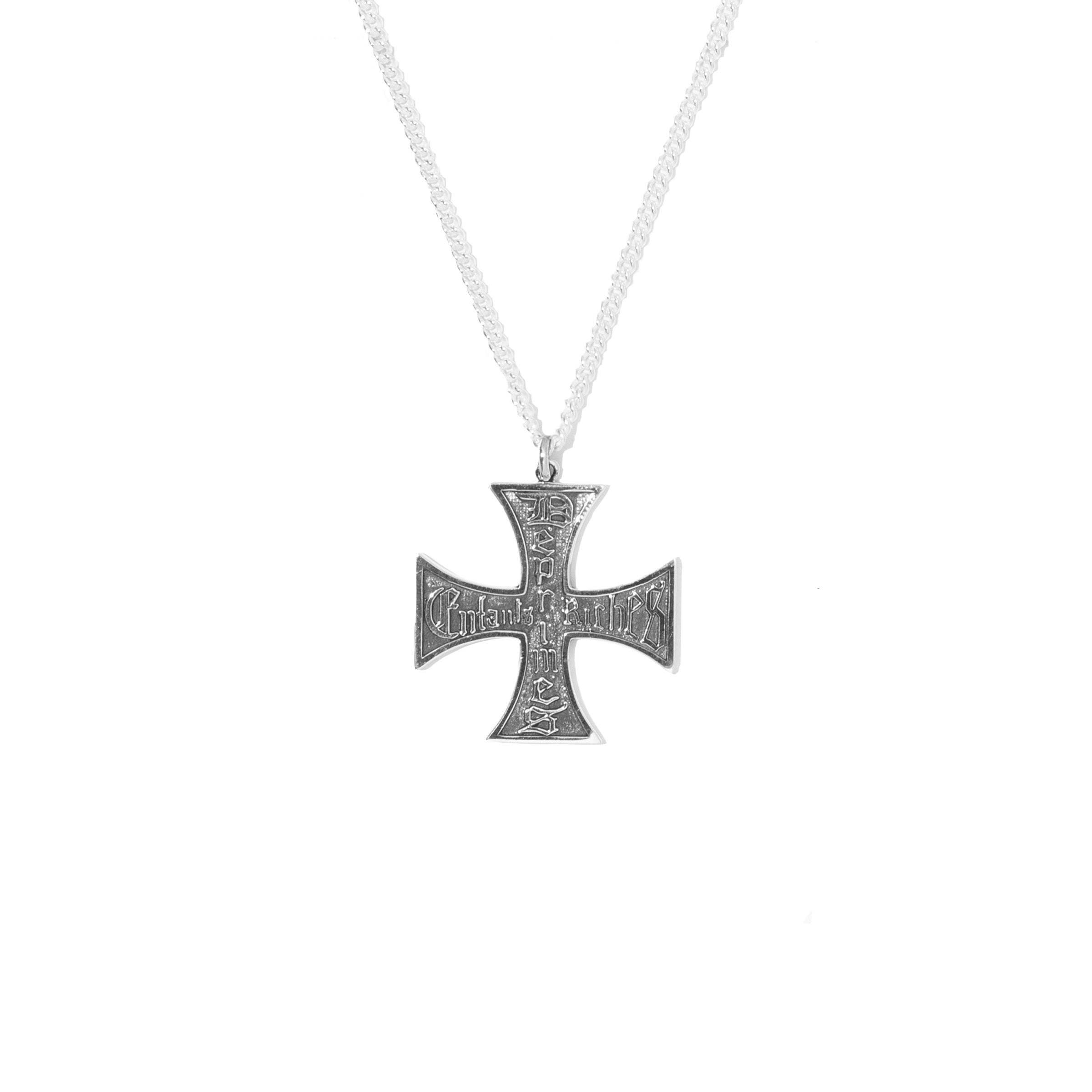 Enfants Riches Deprimes Cross Logo Necklace