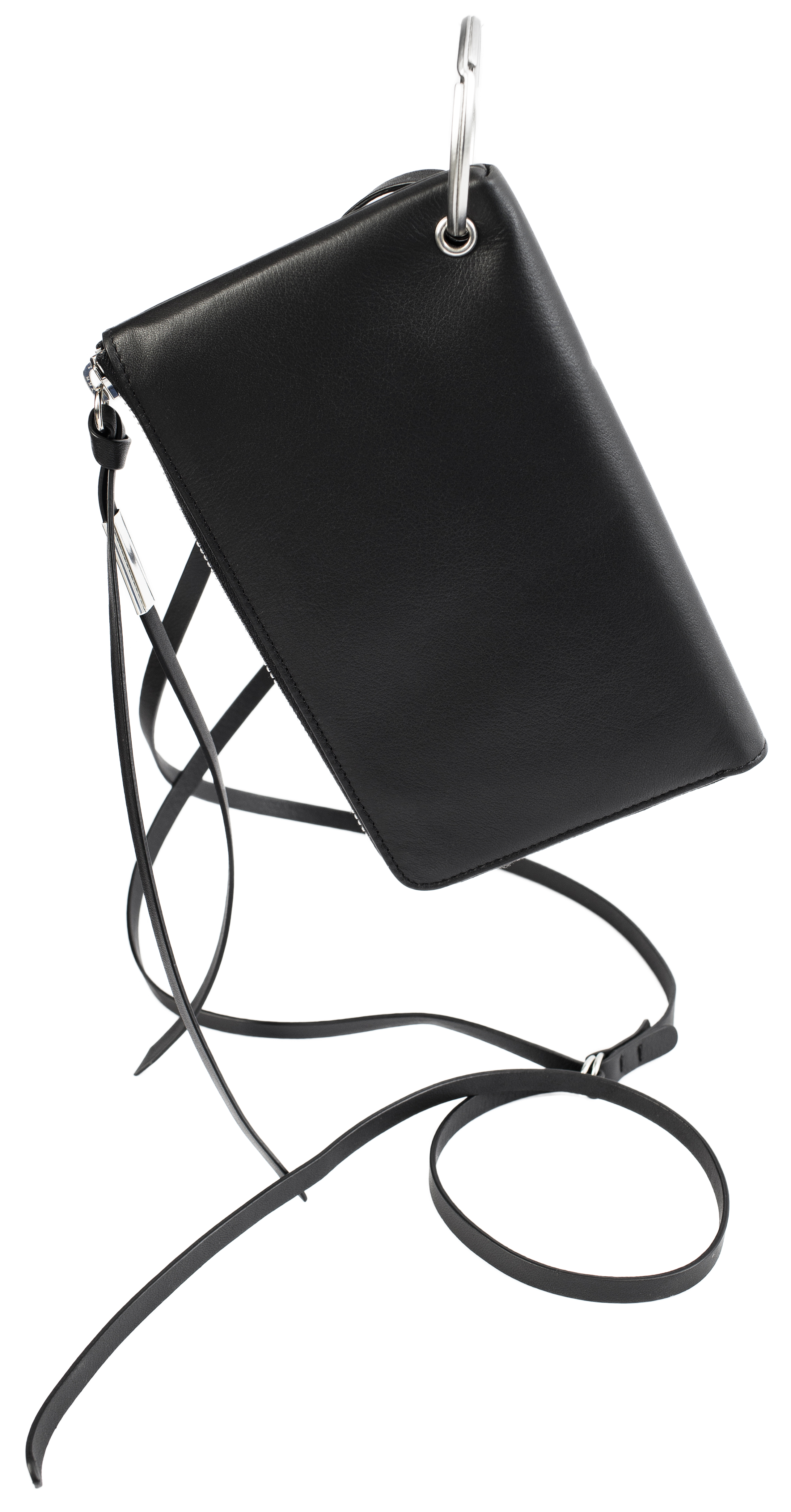 Buy Ann Demeulemeester women black jacky wallet for £520 online on