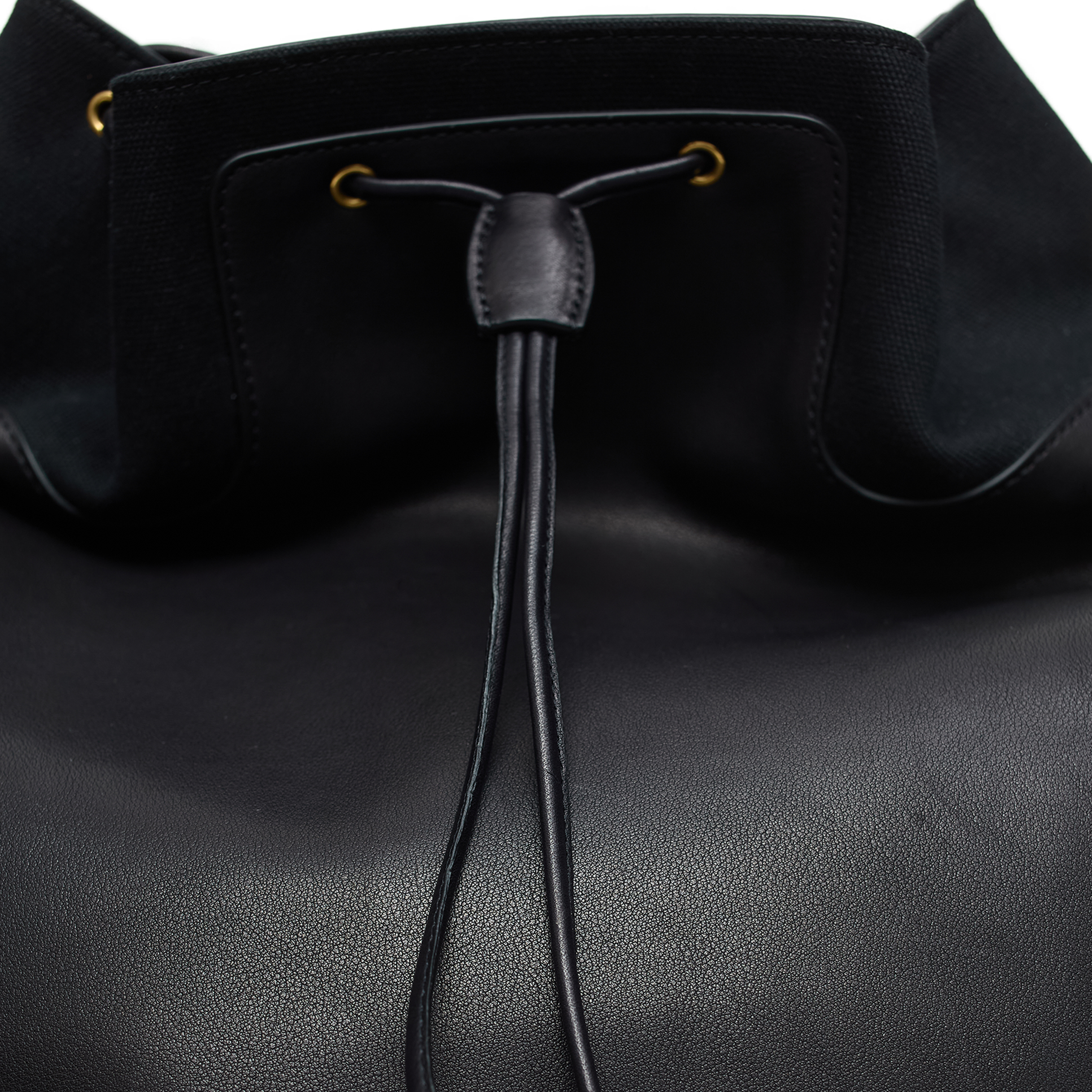 The Row Spring Leather Backpack In Black