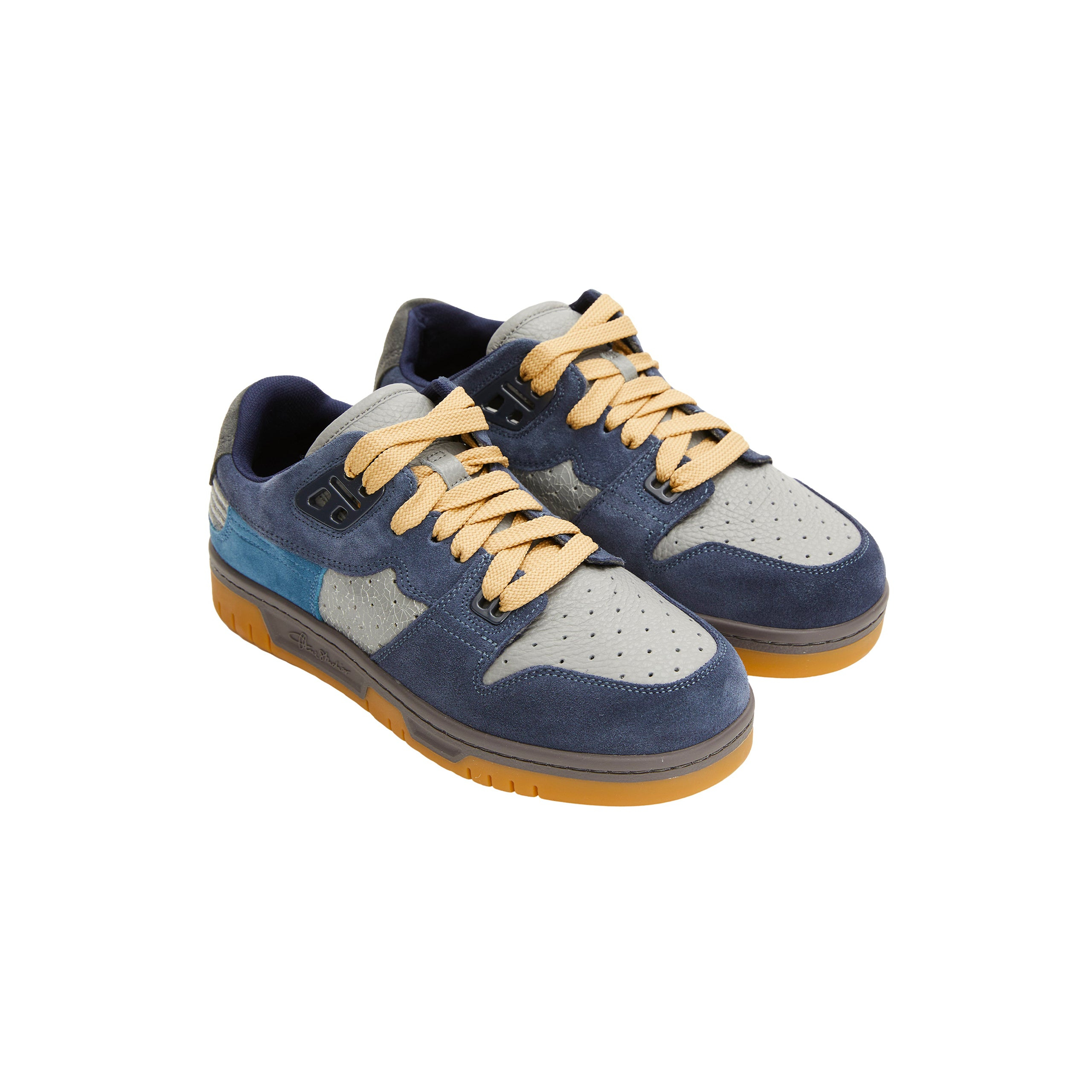 Acne Studios Fuzzy Low Top Sneakers In Animal Print
