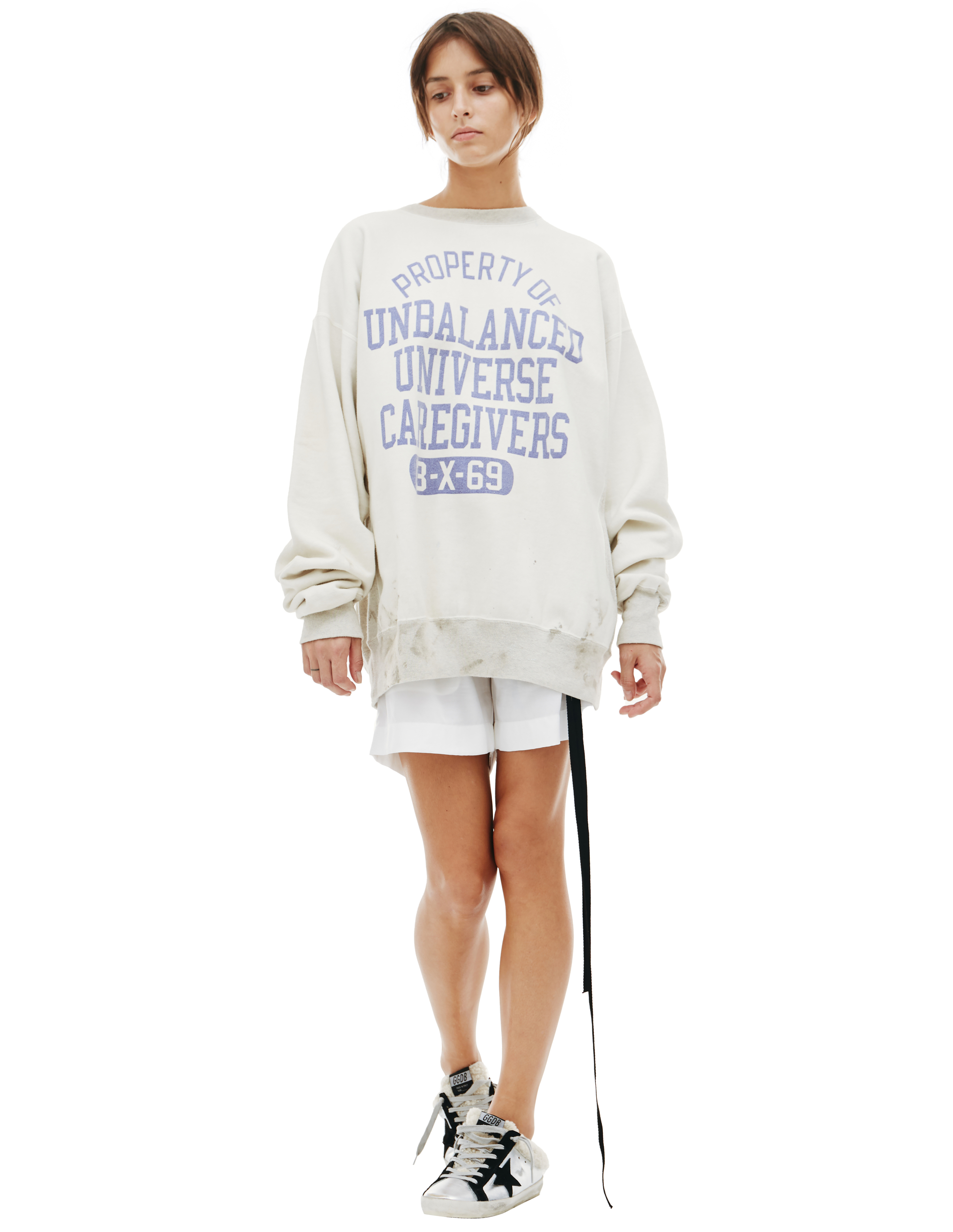 Saint Michael Printed oversize sweatshirt