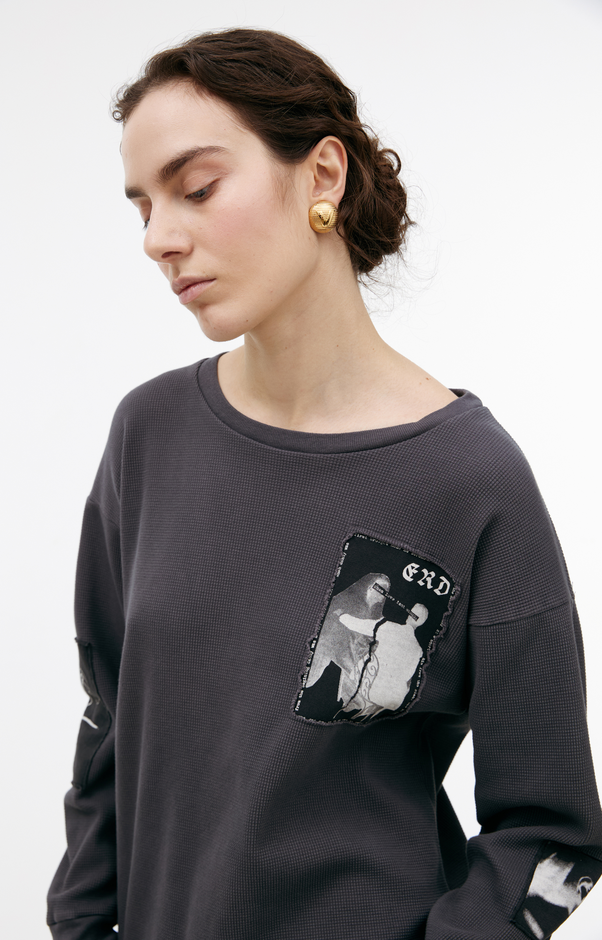 Buy Enfants Riches Déprimés women grey longsleeve with