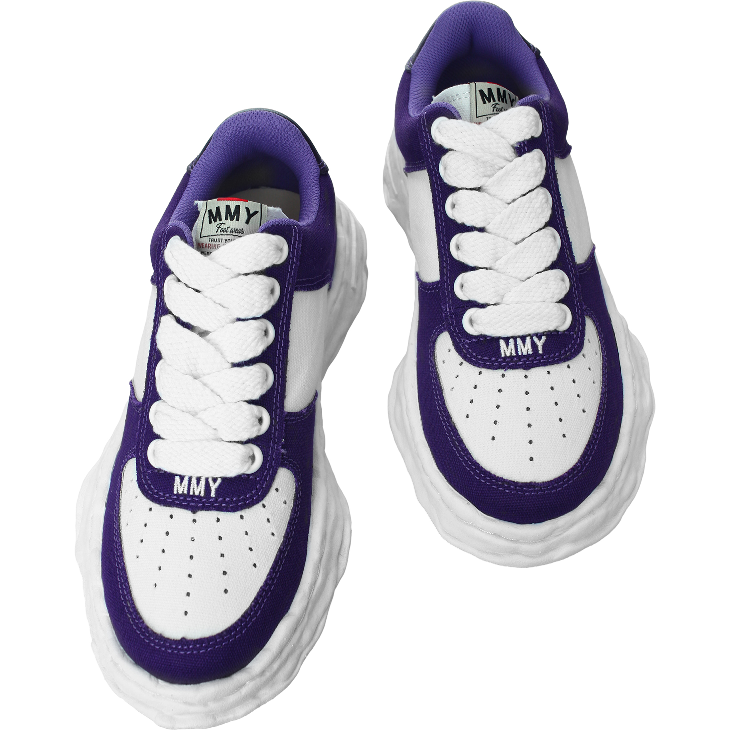Miharayasuhiro Wayne Low Top Sneakers In Purple
