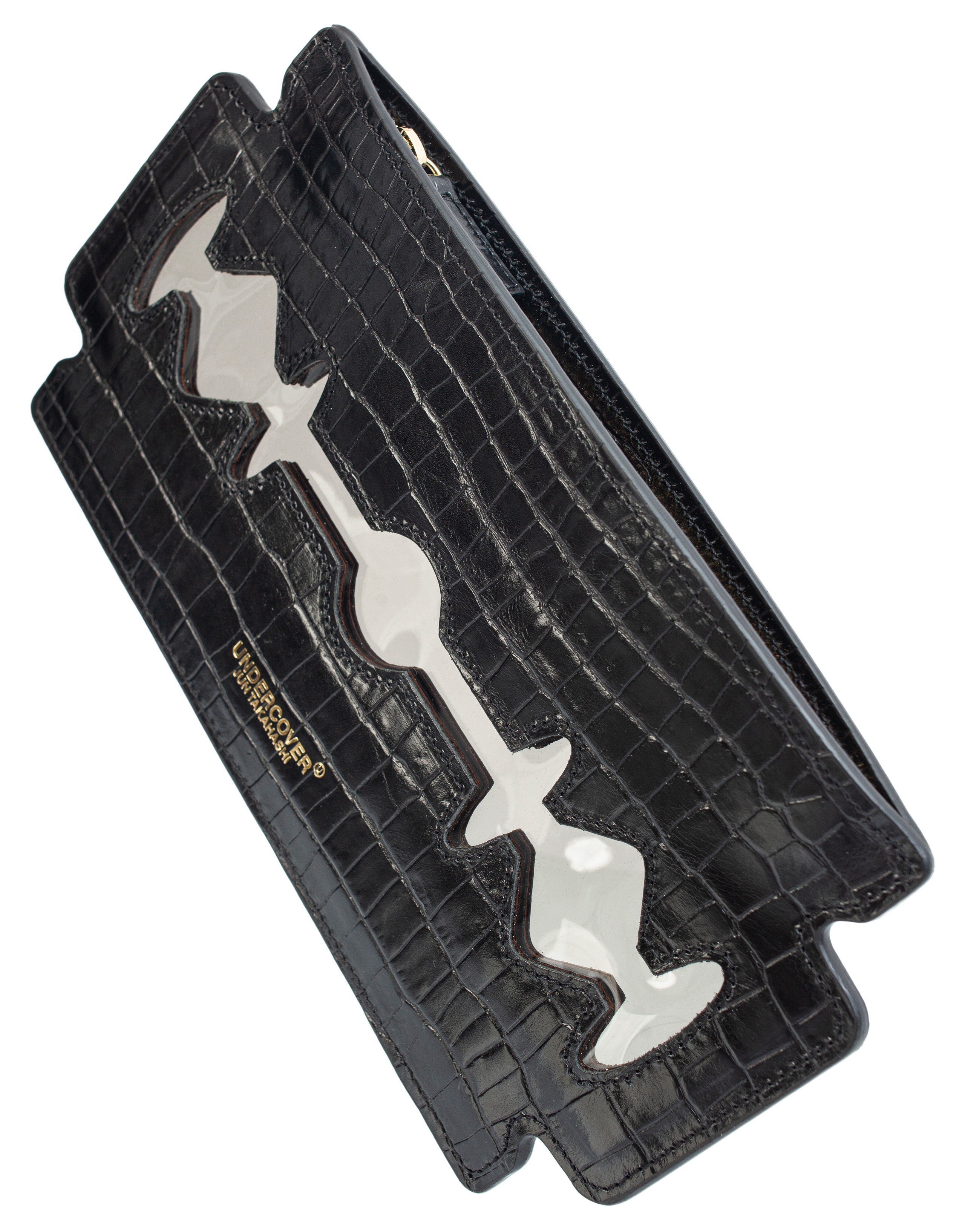 Buy Undercover women black razor blade clutch for $536 online on SV77,  UC1B1B04/black