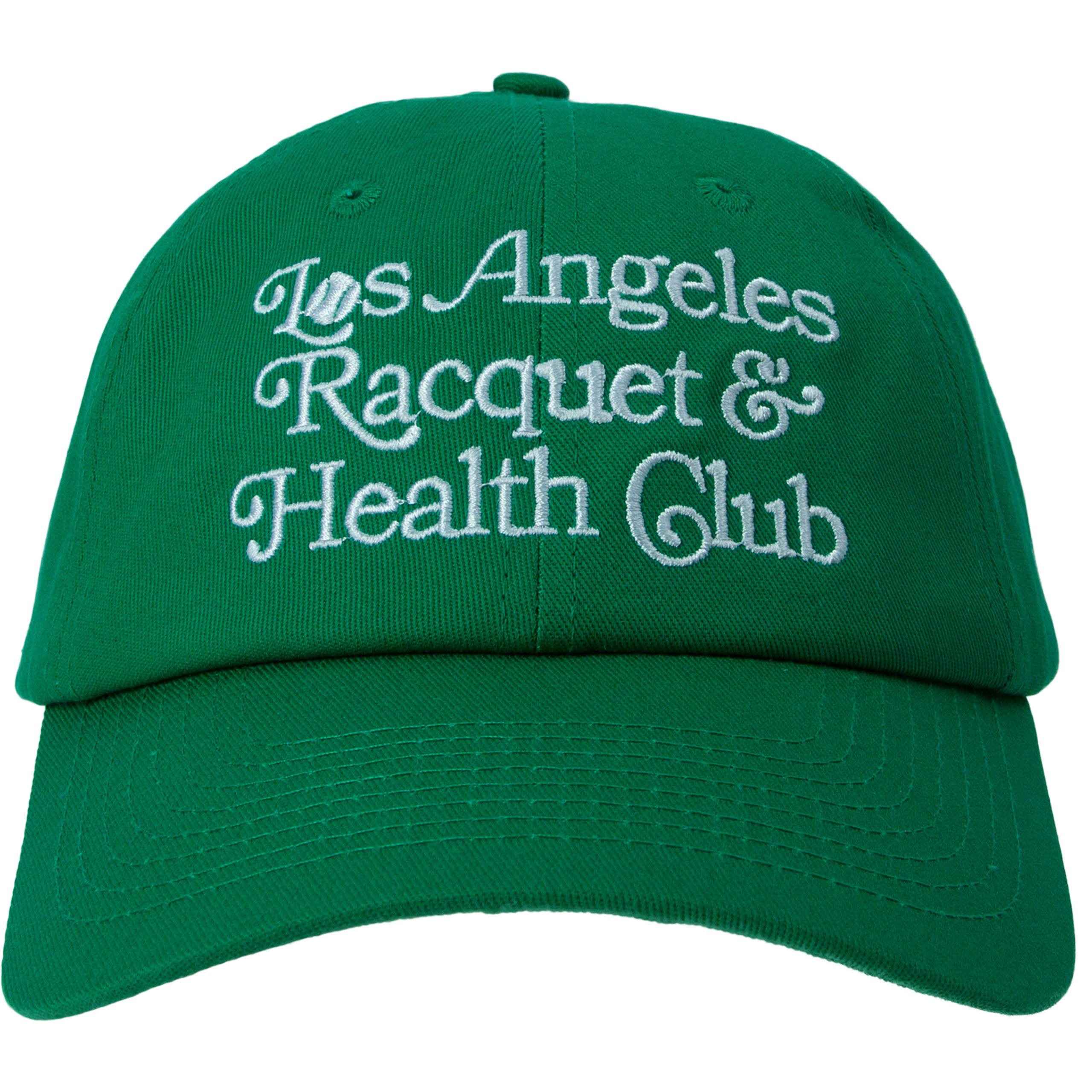 SPORTY & RICH Green 'LA Racquet' cap