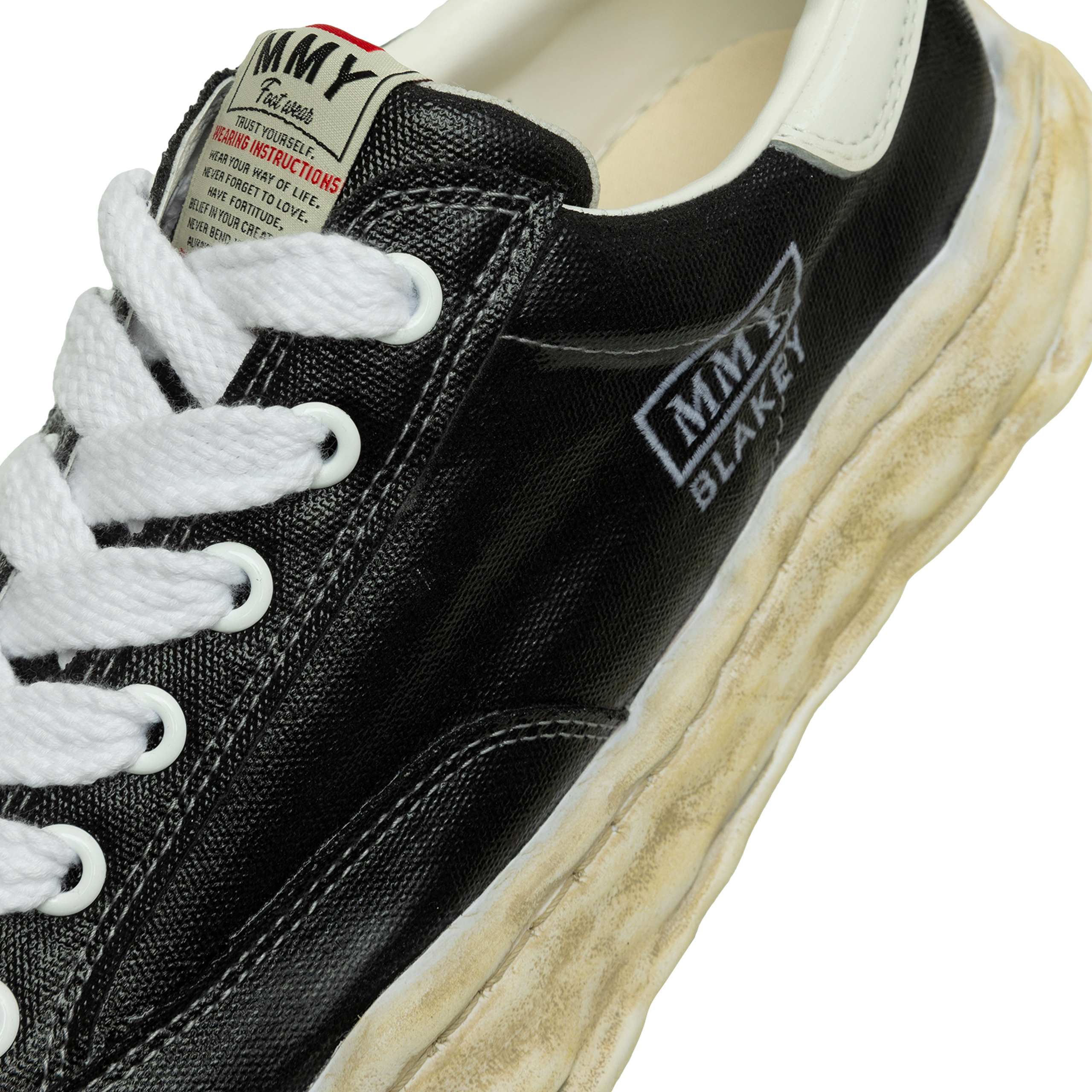 Buy Maison Mihara Yasuhiro men black blakey og sole silicon